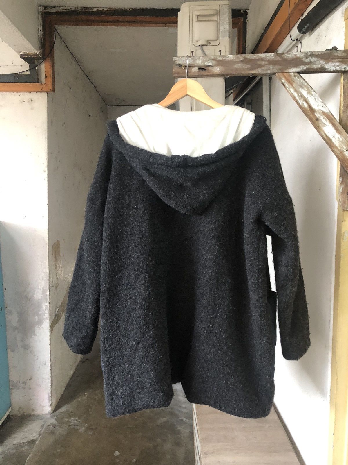 Issey Miyake Tumori Chisato by Issey Miyake Soft Wool Gothic Long Jacket Size L / US 10 / IT 46 - 3 Thumbnail