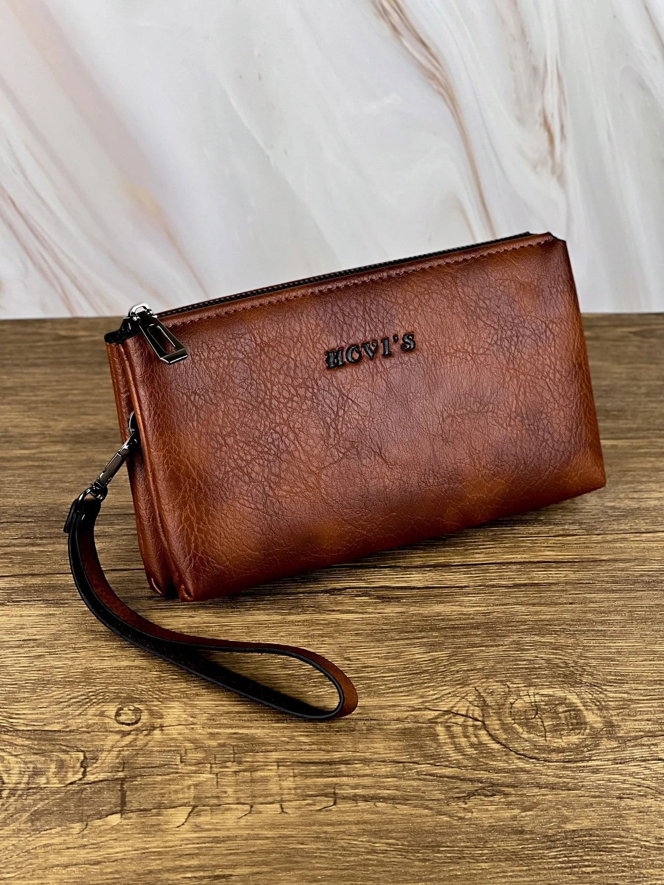 Vintage Retro Clutch Bag Wallet Business Size ONE SIZE - 3 Thumbnail