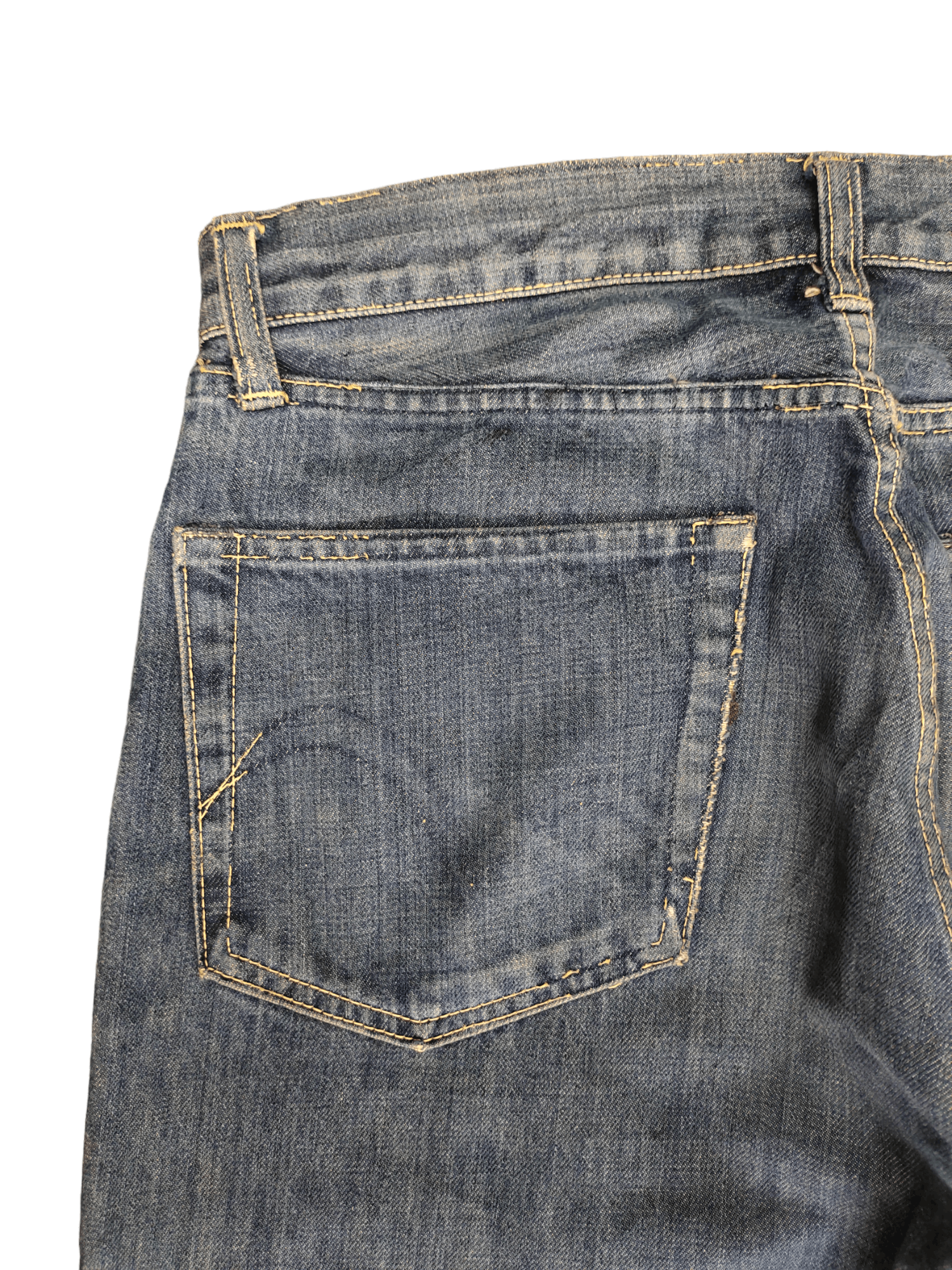 Studio D'Artisan 1990s Studio D Artisan Lot 0205 Selvedge Distress Jeans Size US 30 / EU 46 - 13 Thumbnail