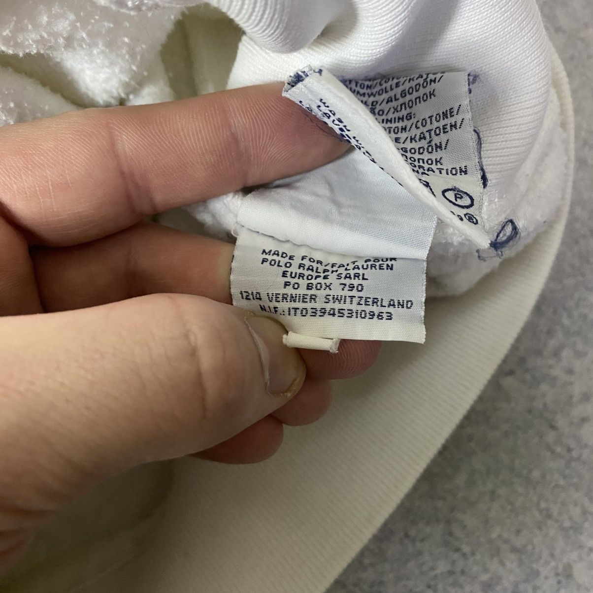 Polo Ralph Lauren Vintage Polo Ralph Lauren Zip Hoodie White Jumper Size US L / EU 52-54 / 3 - 14 Thumbnail