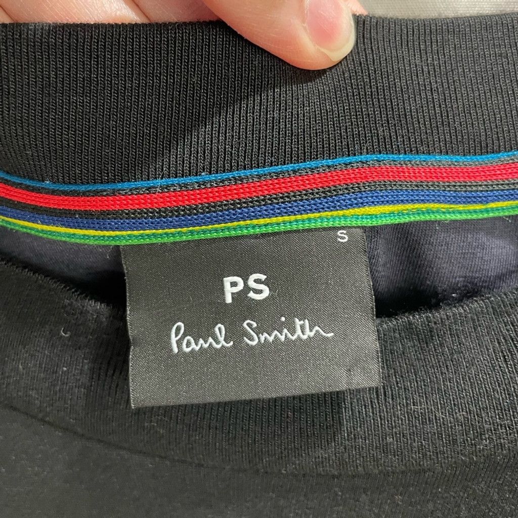 Paul Smith PS by Paul Smith Black Striped Panelled Sweatshirt Size S Size US S / EU 44-46 / 1 - 8 Thumbnail