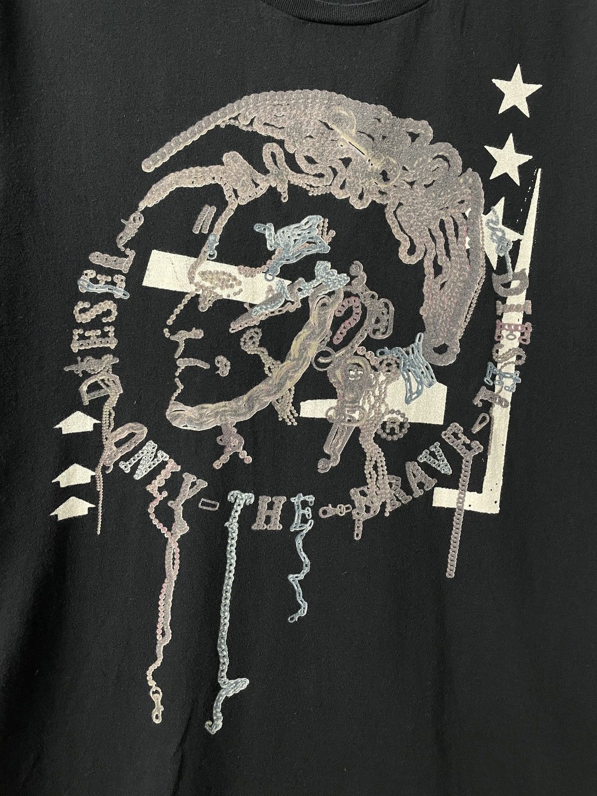 Diesel Vintage Diesel T-Shirt Avantgarde Style Big Logo Tee Size US M / EU 48-50 / 2 - 3 Thumbnail