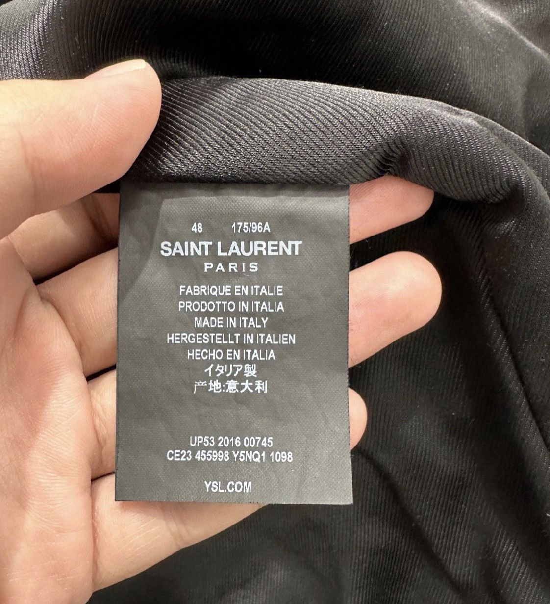 Saint Laurent Paris *RARE* Saint Laurent Paris Bloody Luster L17 SZ48 Size US M / EU 48-50 / 2 - 4 Thumbnail