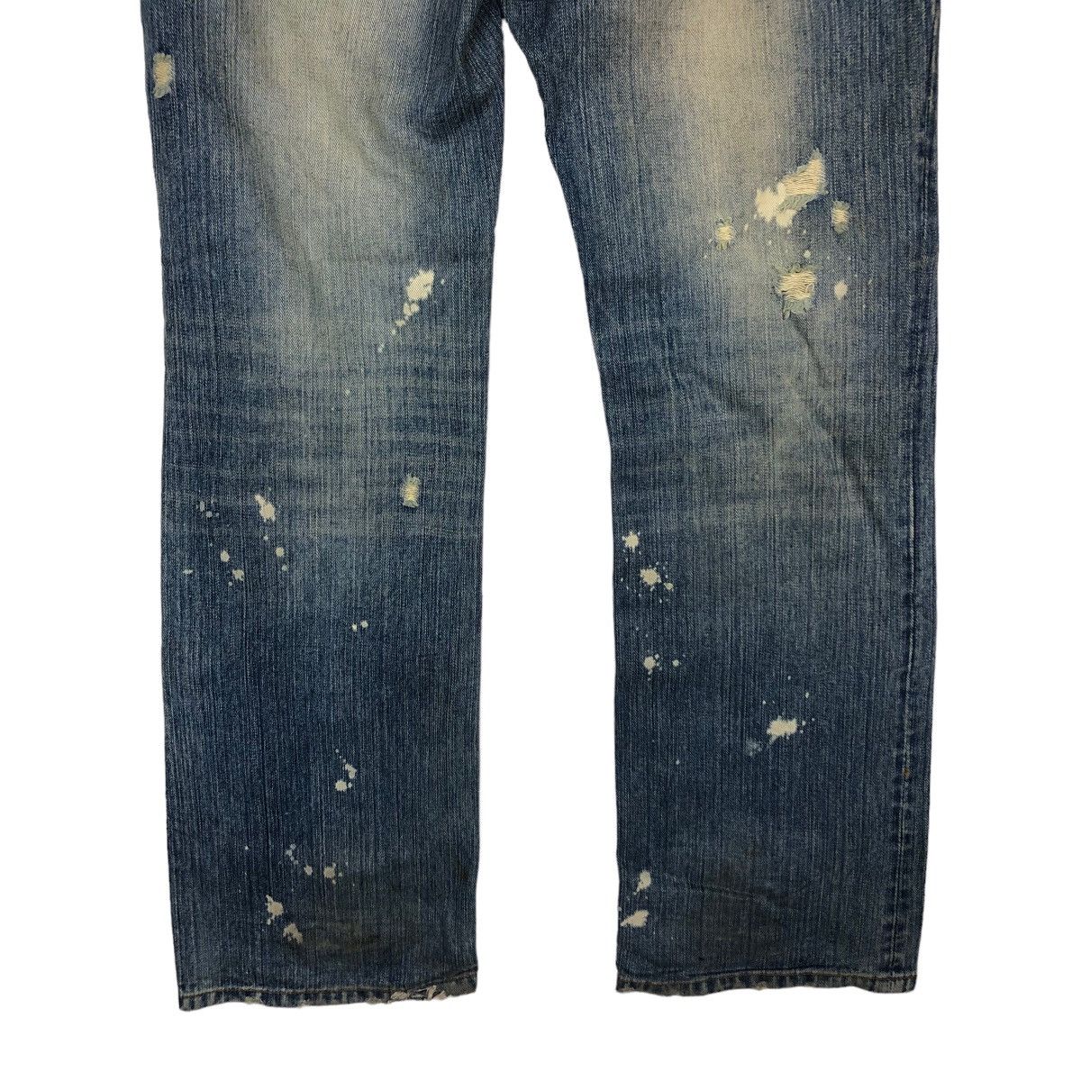 Hysteric Glamour 🔥Rare Distressed Denim Jeans Straight Cut Hysteric Glamour Size US 32 / EU 48 - 9 Thumbnail