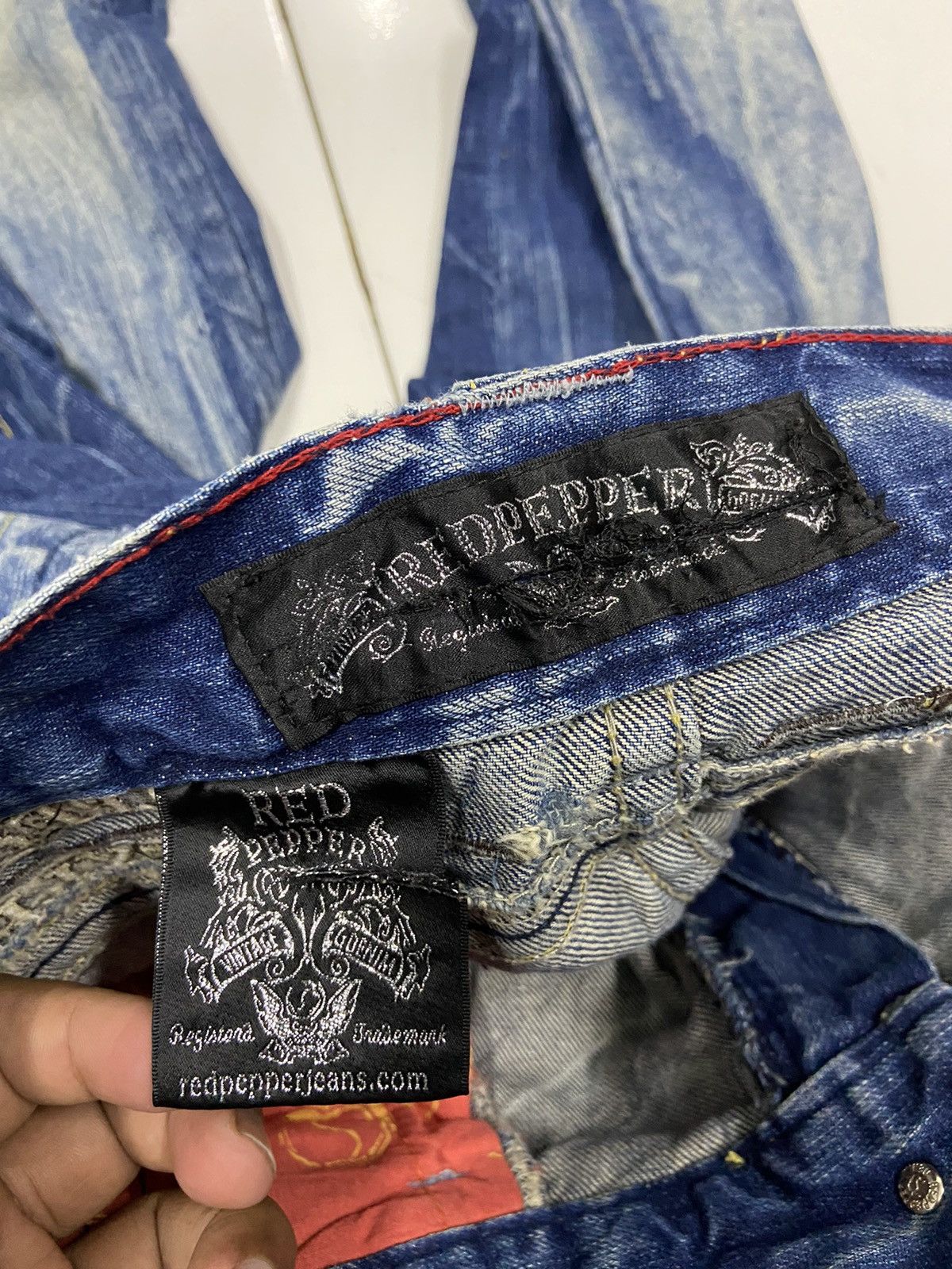 Japanese Brand RED PEPPER STYLE PROJECT DENIM FLARE JEANS Size US 36 / EU 52 - 8 Thumbnail