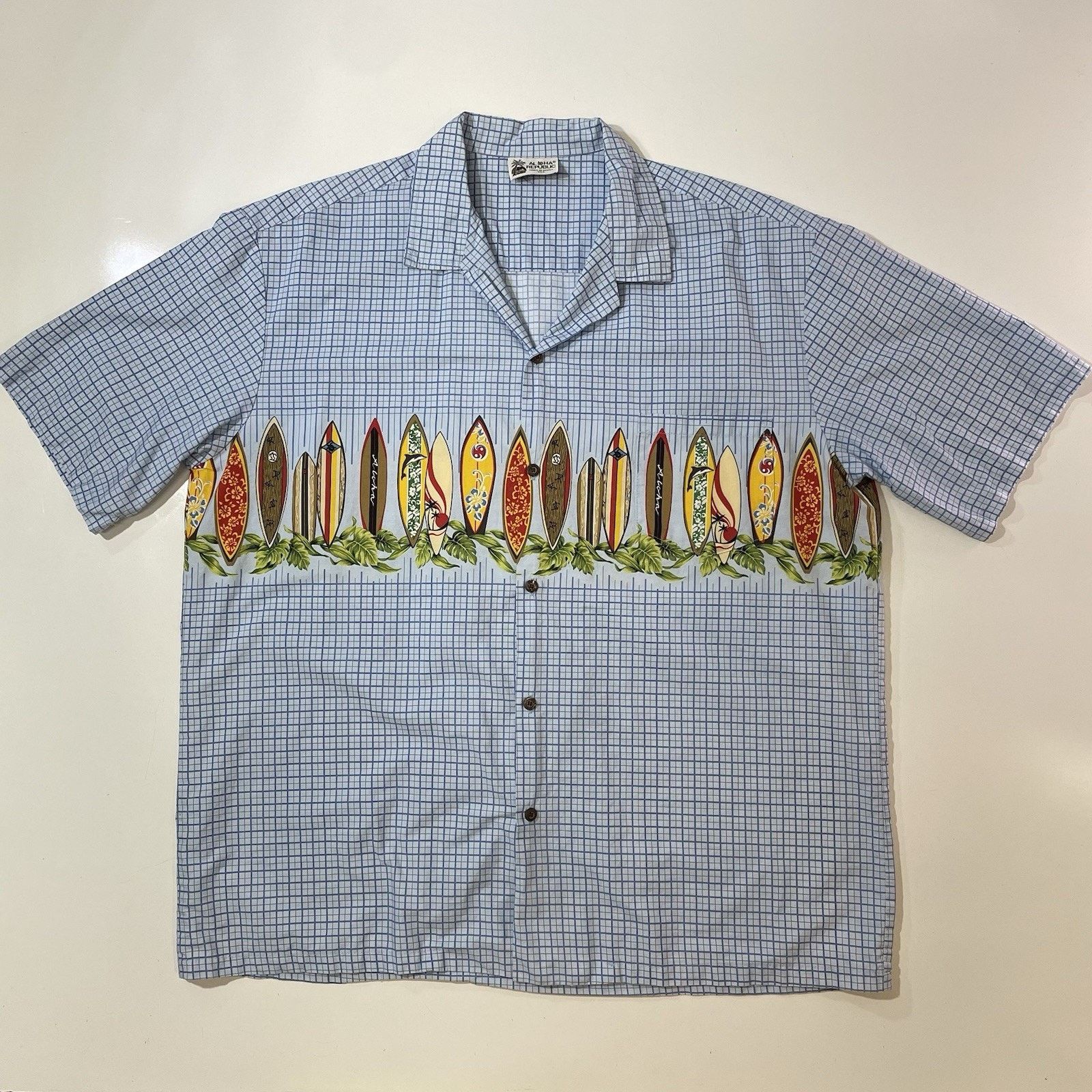 ALOHAS Aloha Republic XL Shirt Hawaiian Surf Board Beach Vacation Size US XL / EU 56 / 4 - 1 Thumbnail