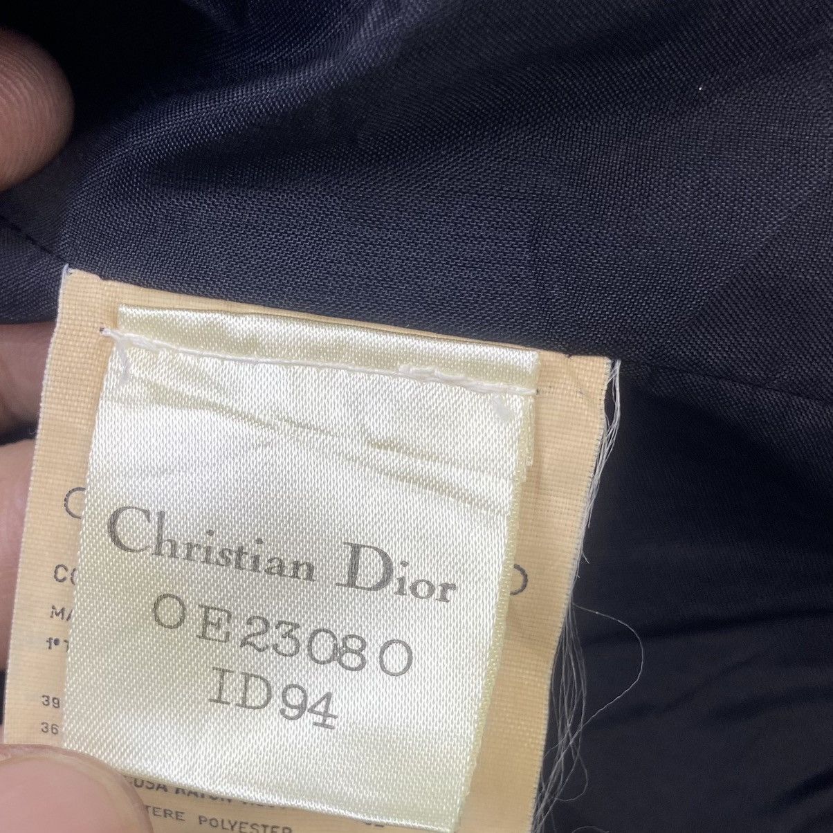 Dior Made in Italy Dior Jacket Size S / US 4 / IT 40 - 23 Thumbnail