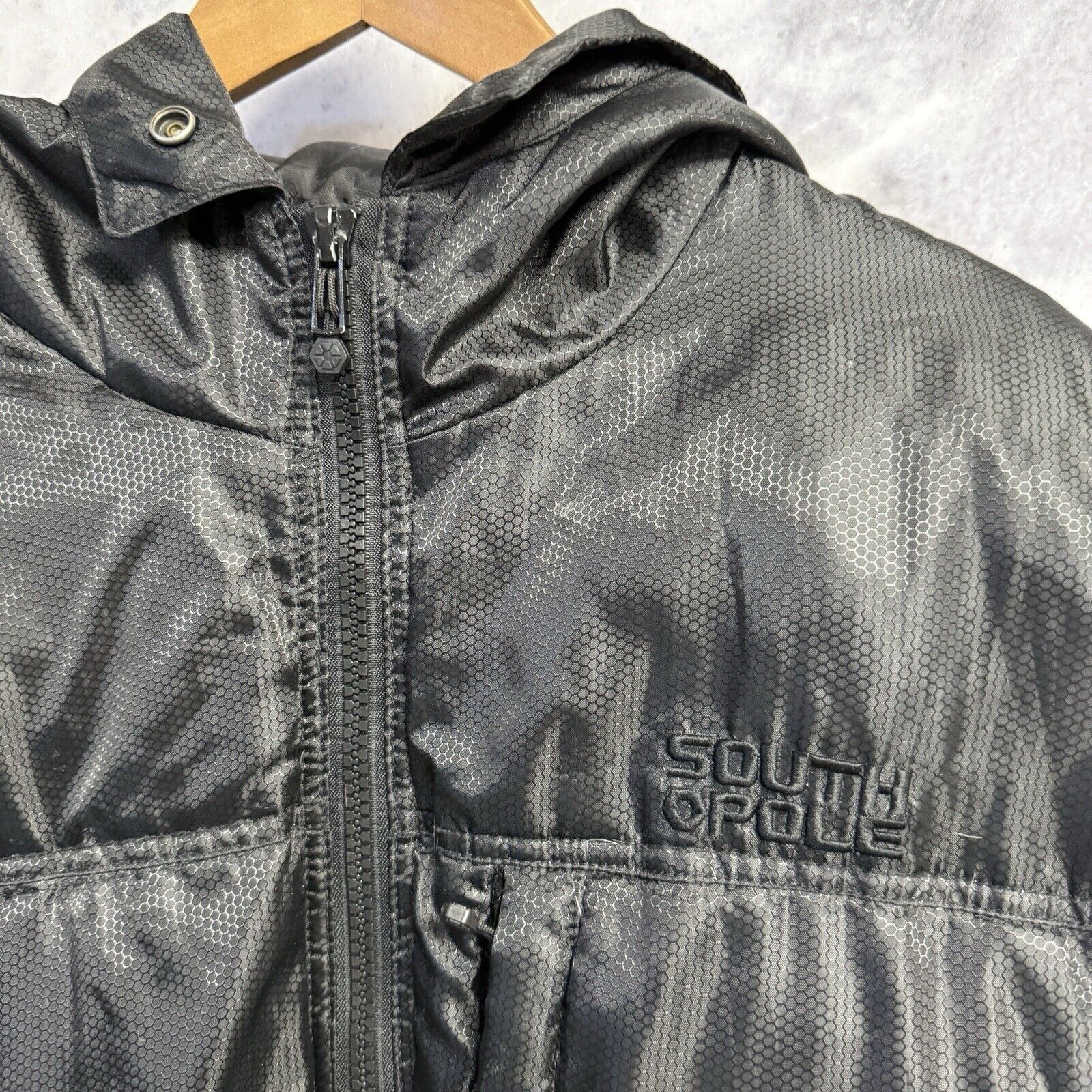 Southpole Vintage Y2K Southpole Puffer Jacket Mens 2XL Black Insulated Size US XXL / EU 58 / 5 - 3 Thumbnail