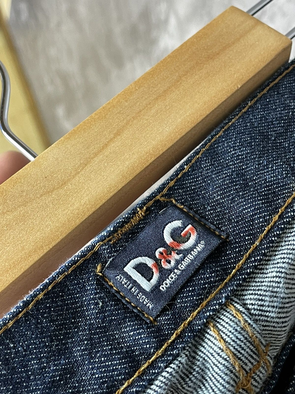 Luxury🔥 Vintage Dolce&Gabbana Y2K Crazy Denim Jeans Pants