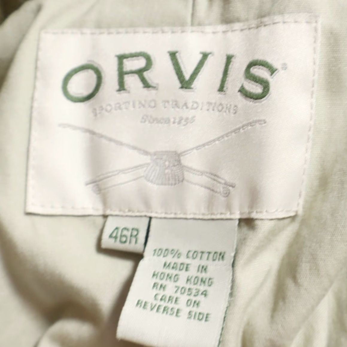 Orvis Orvis Zambezi Twill Chore Jacket Tan Men's 46 Shirt Jacket Tan Zambezi Twill Long Sleeve Mens 46 Orvis Zambezi Twill Solid Jacket Tan Mens 46 Size US S / EU 44-46 / 1 - 6 Thumbnail