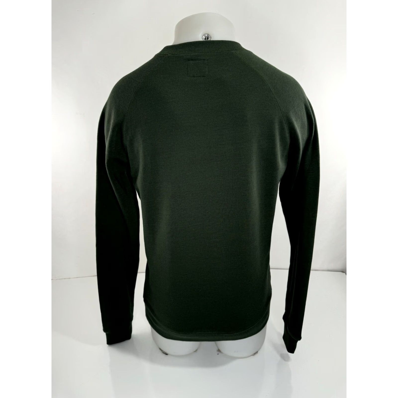 Bench SUB POP Mens Pullover Embroidered Sweater Green XS S - Bench Size US S / EU 44-46 / 1 - 4 Thumbnail