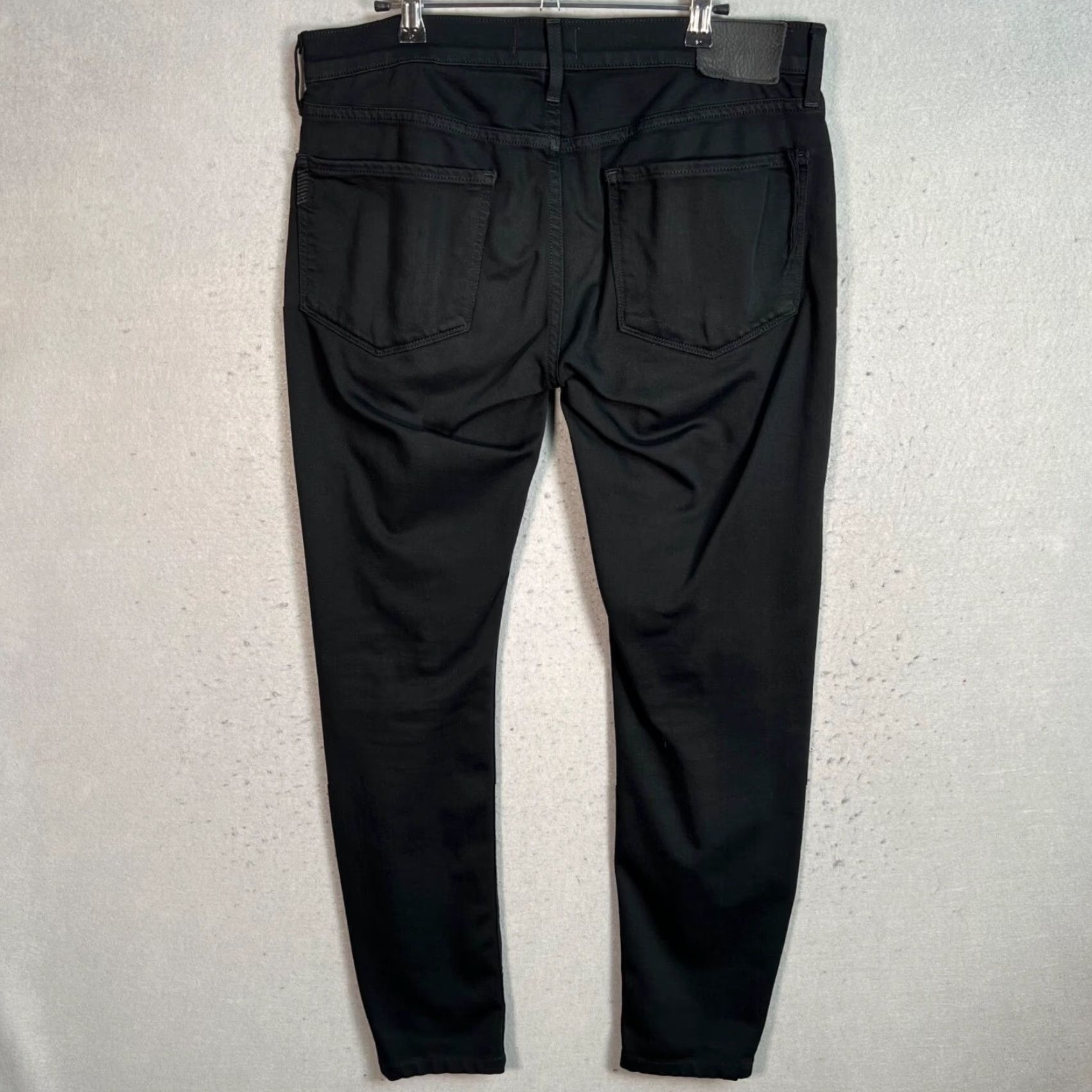 Paige VINTAGE Paige Womens Jeans Main Selling Point Black Slim Fit 31 Dark Denim Tapered Pants Women 31 Black Size 24" / US 00 / IT 34 - 2 Thumbnail