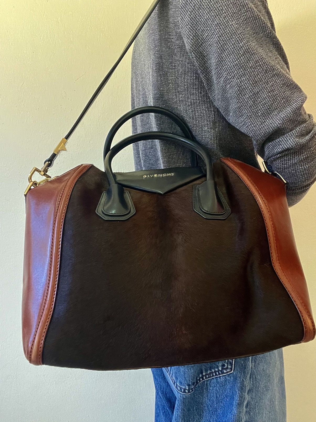 Givenchy Givenchy Antigona Medium Pony hair bag Size ONE SIZE - 20 Thumbnail
