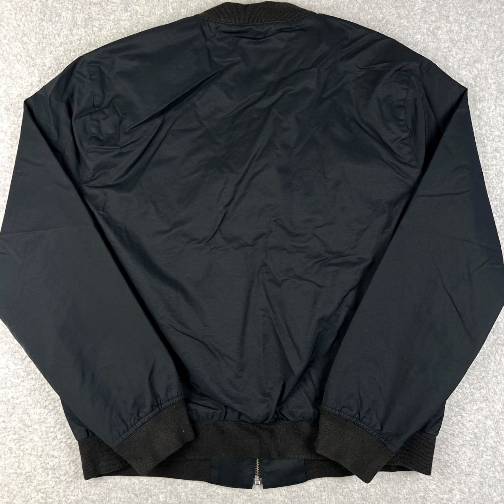 Bonobos Bonobos Bomber Jacket Satin Full Zip XL Mens Black Coat Size US XL / EU 56 / 4 - 2 Thumbnail