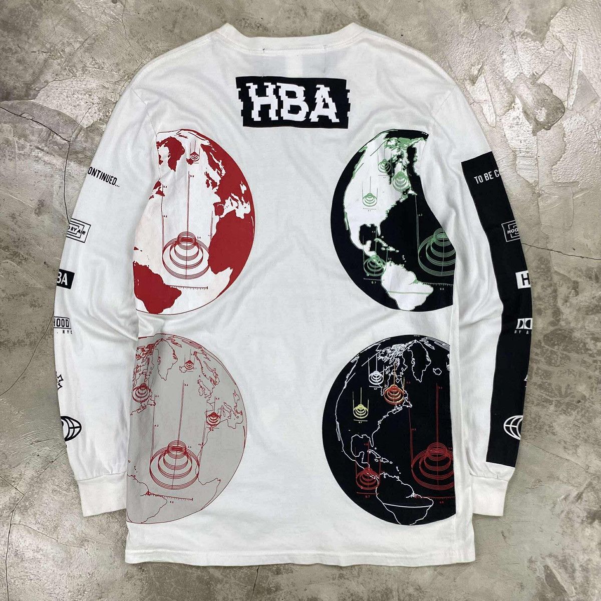 Hood By Air Globes Long Sleeve Size US M / EU 48-50 / 2 - 2 Thumbnail