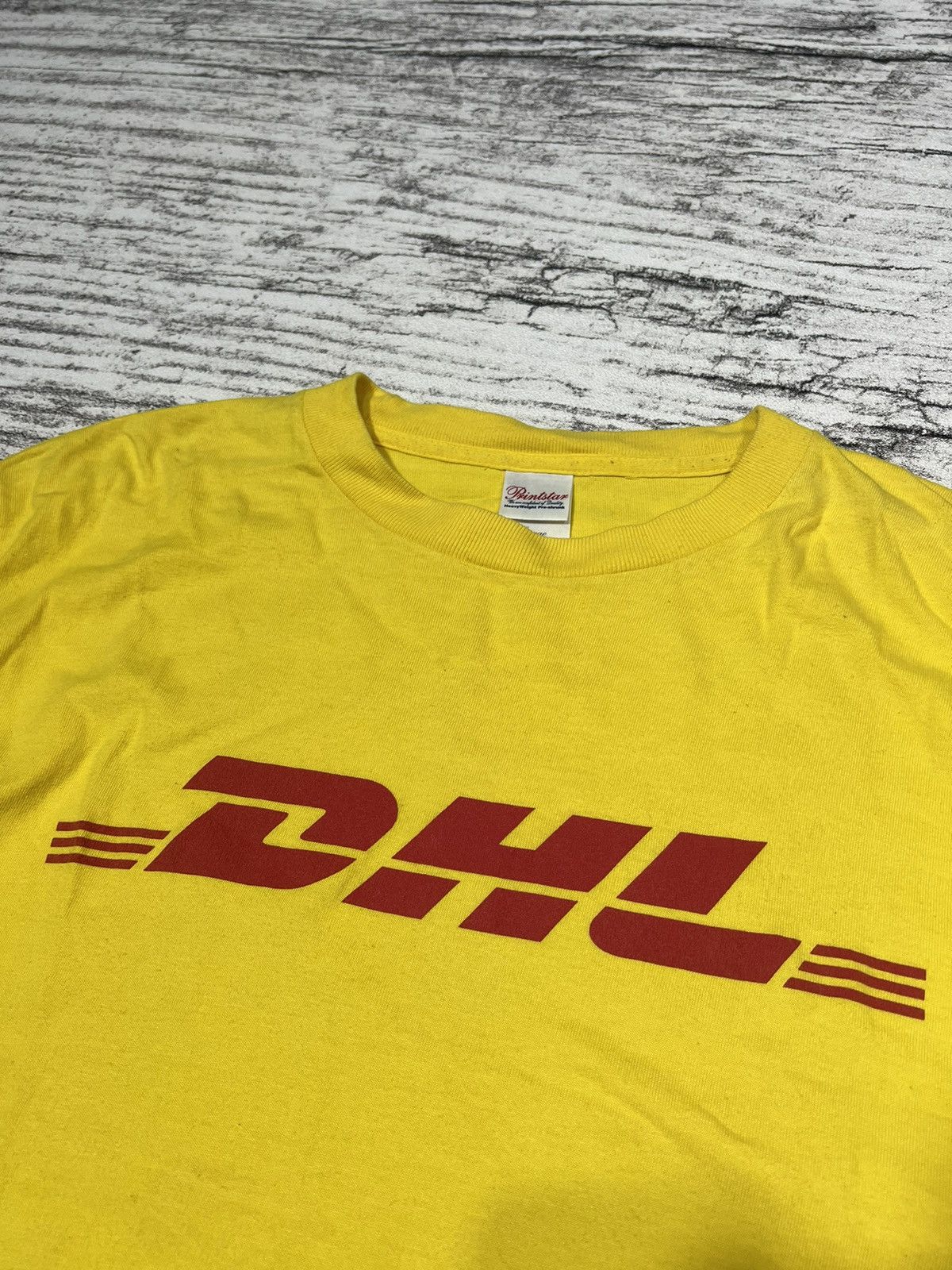 Kapital 2000s Japanese DHL Iconic Script Logo Tee y2k Size US M / EU 48-50 / 2 - 2 Thumbnail