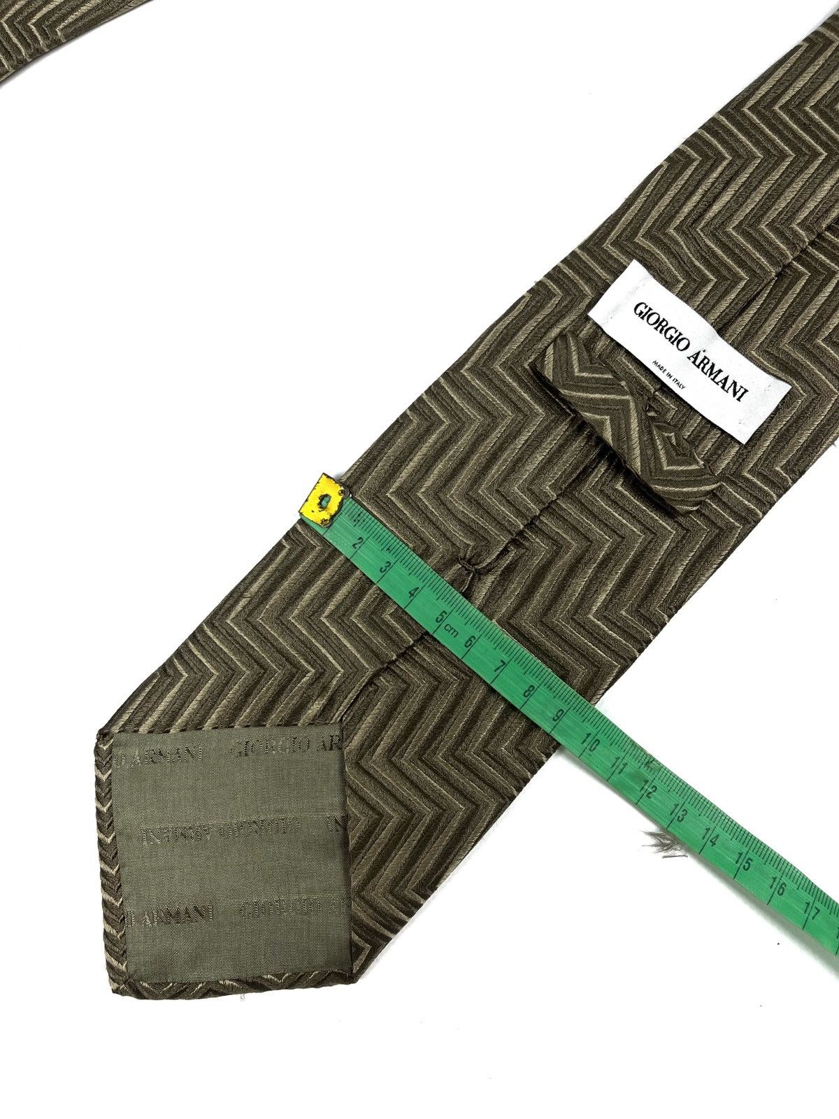 Giorgio Armani Giorgio Armani tie 100% silk cravatte striped style Size ONE SIZE - 6 Thumbnail