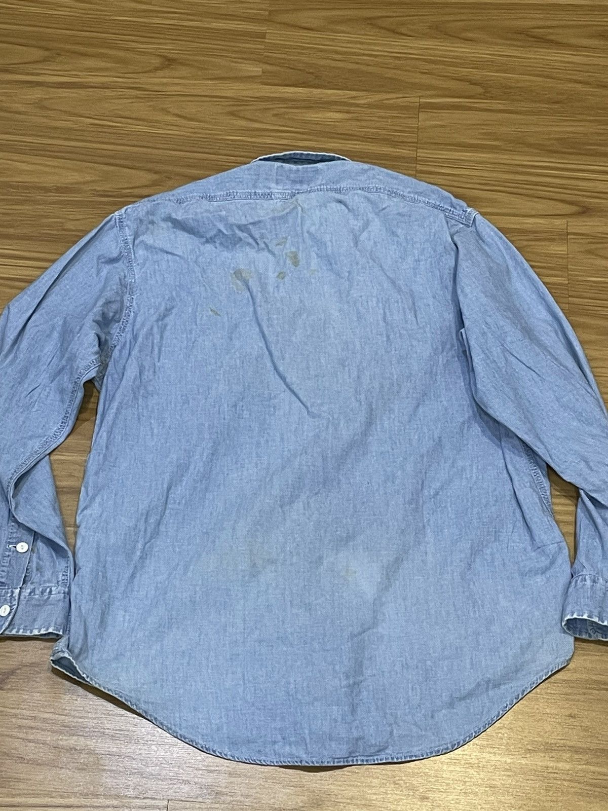 RRL Ralph Lauren RRL Ralph Lauren Western Denim L/S Button Up Shirt Size US L / EU 52-54 / 3 - 6 Thumbnail