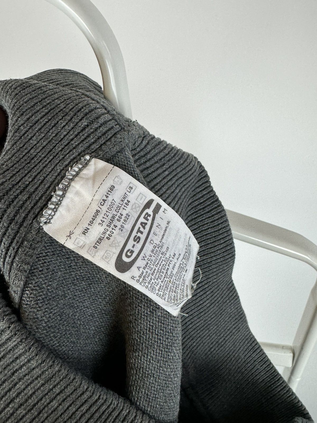 G-Star G Star Raw Sterling Shawl Coll Knit L/S Size US S / EU 44-46 / 1 - 4 Thumbnail