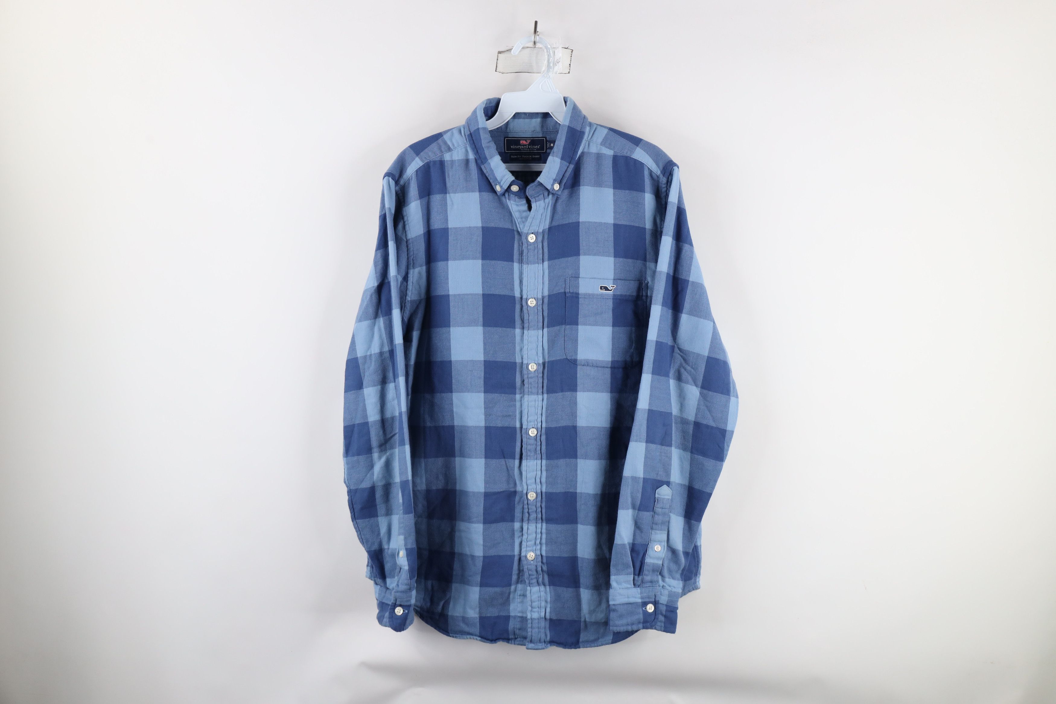 Vineyard Vines × Vintage Vineyard Vines Faded Tucker Shirt Flannel Button Down Shirt Size US M / EU 48-50 / 2 - 1 Thumbnail