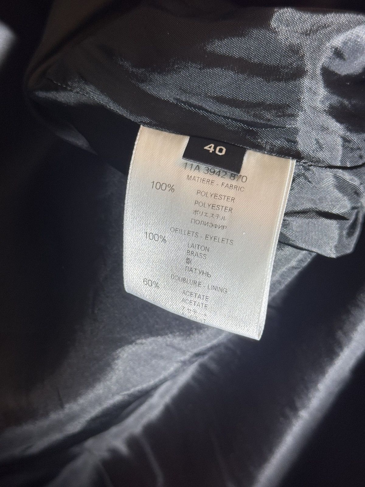 Givenchy givenchy metal black crepe blazer 40 Size M / US 6-8 / IT 42-44 - 3 Thumbnail