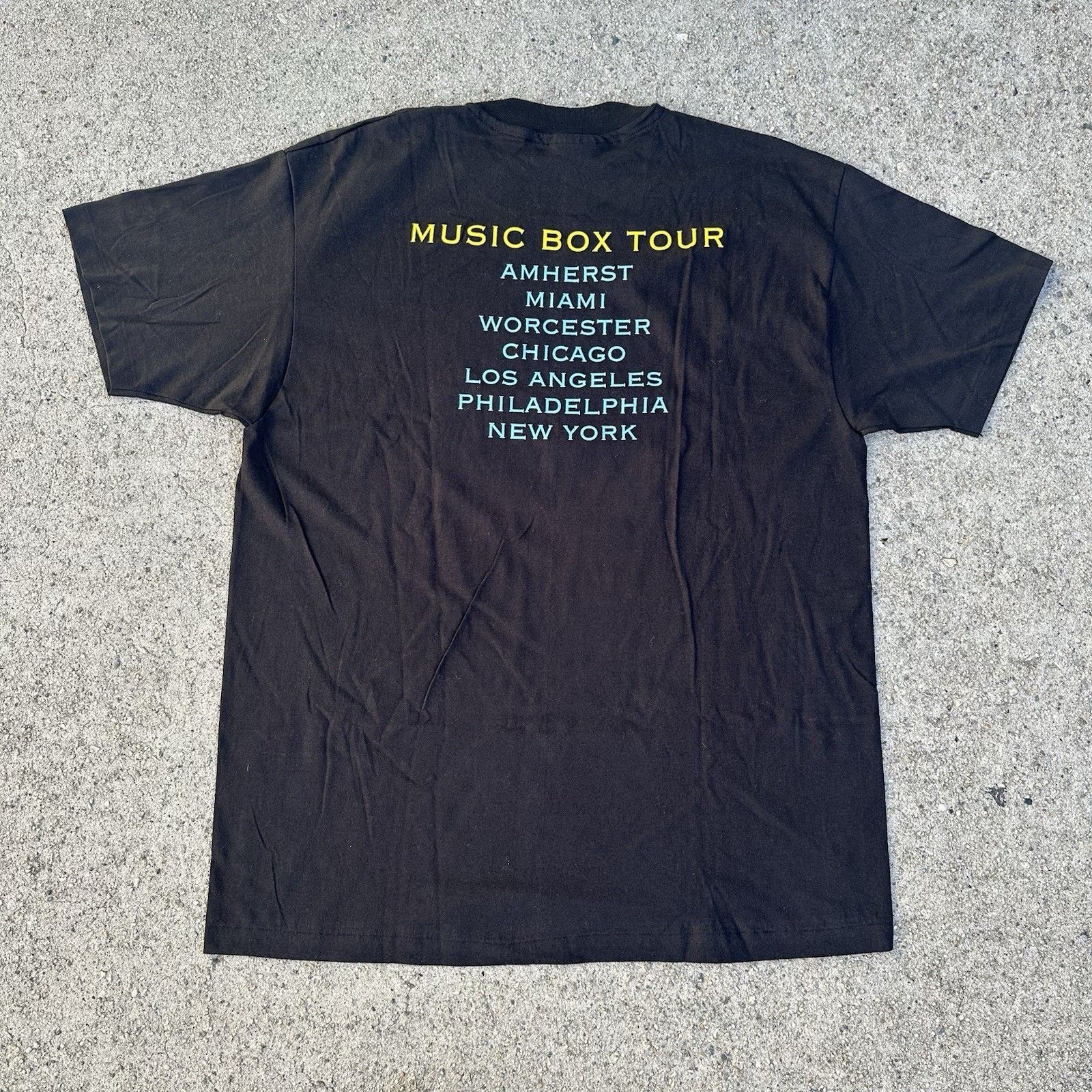 Band Tees × Vintage Vintage 1992 Winterland Mariah Carey Music Box Tour T-Shirt Size US XL / EU 56 / 4 - 3 Thumbnail