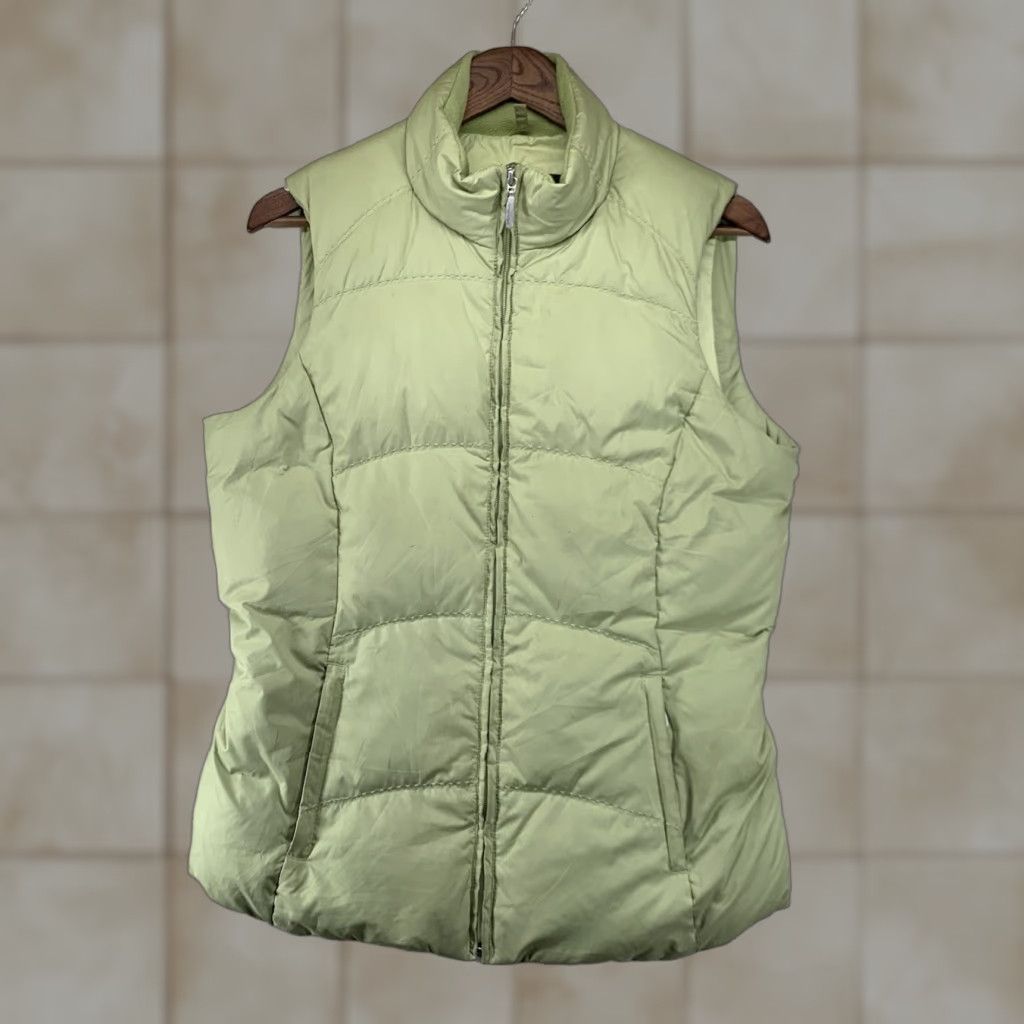 Eddie Bauer Eddie Bauer Puffer Vest Mens Medium Tall Light Lime Green Premium Goose Down Size US M / EU 48-50 / 2 - 1 Thumbnail
