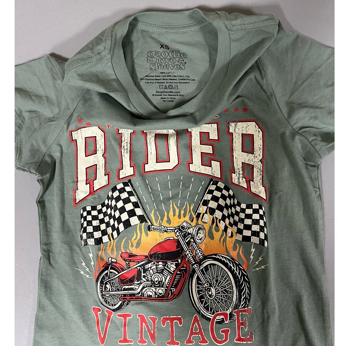Vintage ‘West Coast Rider: Vintage Motorcycle Club’ Tee T-Shirt XS🏍️✨ Size S / US 4 / IT 40 - 3 Thumbnail