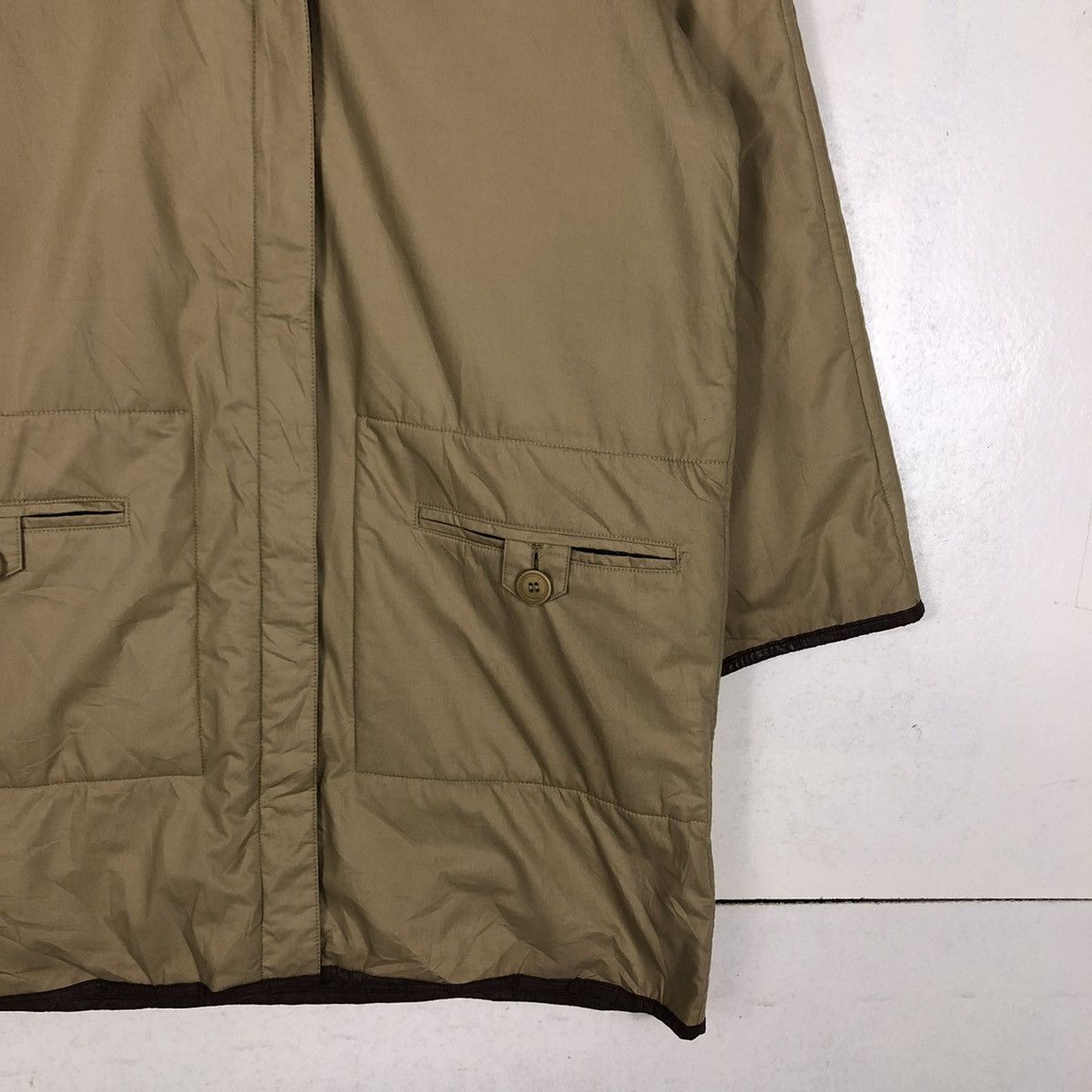 Japanese Brand 📌VINTAGE REVERSIBLE JACKET STRIPED JANE MORE ISSEY MIYAKE Size US L / EU 52-54 / 3 - 7 Thumbnail