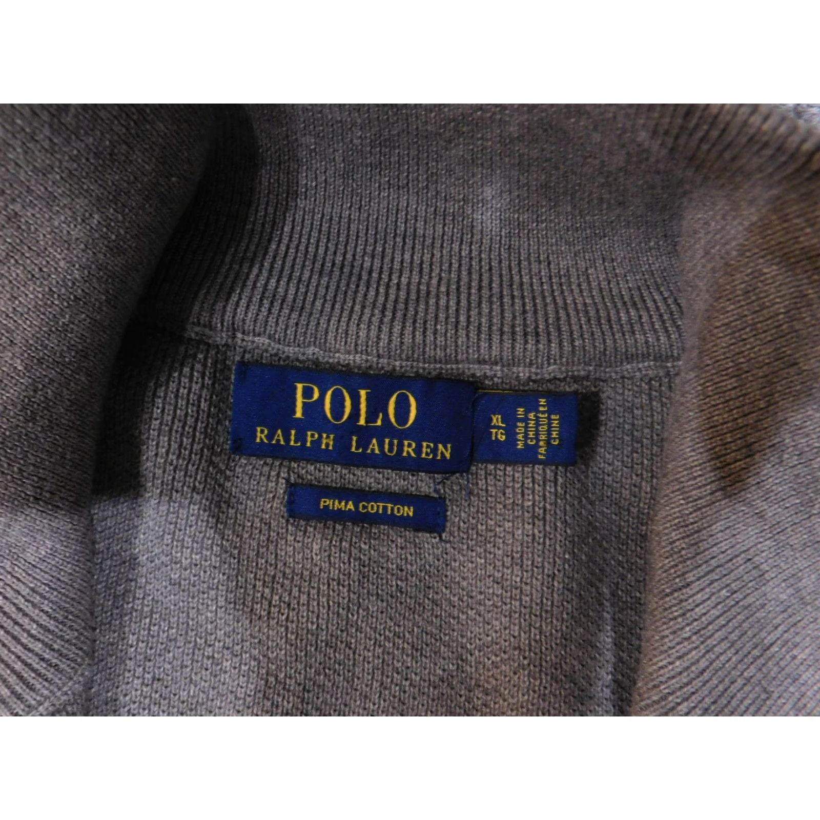 Polo Ralph Lauren Polo Ralph Lauren Sweater Mens XL Half Zip Pullover Pima Cotton Classic Casual Size US XL / EU 56 / 4 - 7 Thumbnail