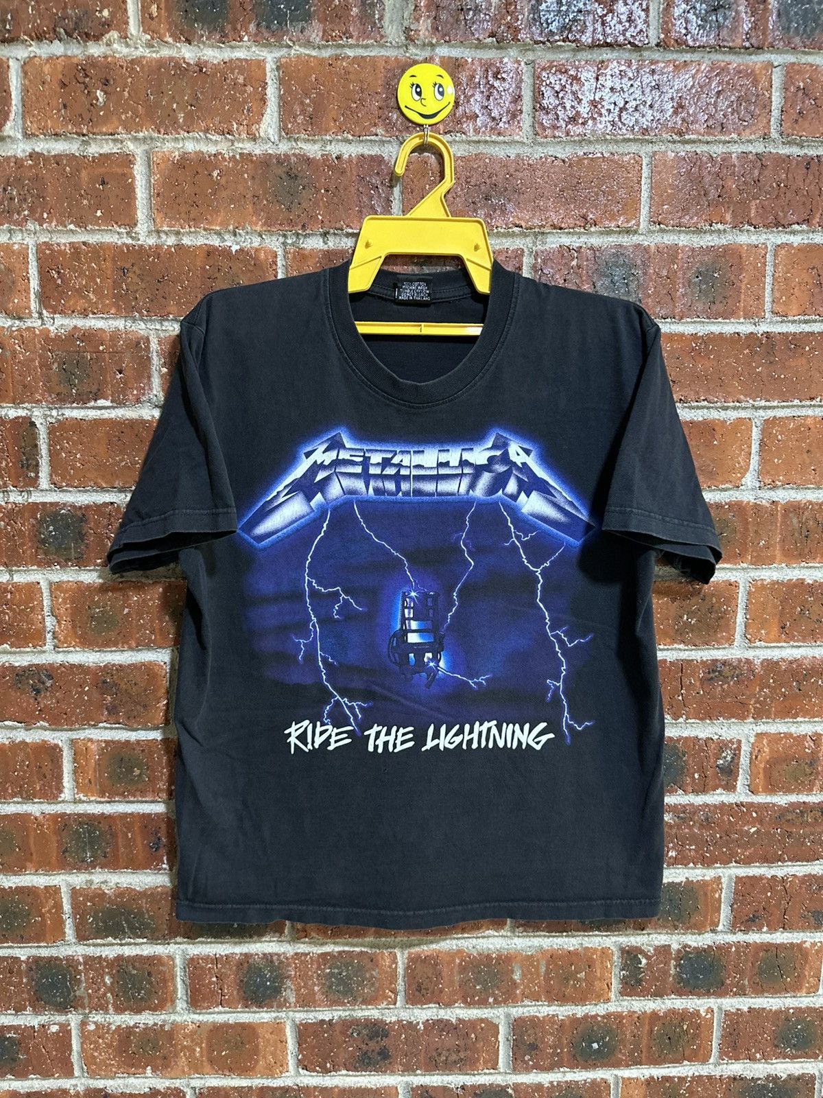 Band Tees × Vintage Vintage Metallica Ride The Lightning Faded Tee Size US M / EU 48-50 / 2 - 1 Thumbnail