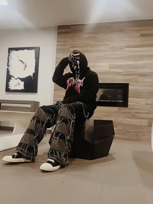 Designer × Japanese Brand Jeans Patchwork Darkwear Size US 30 / EU 46 - 2 Thumbnail