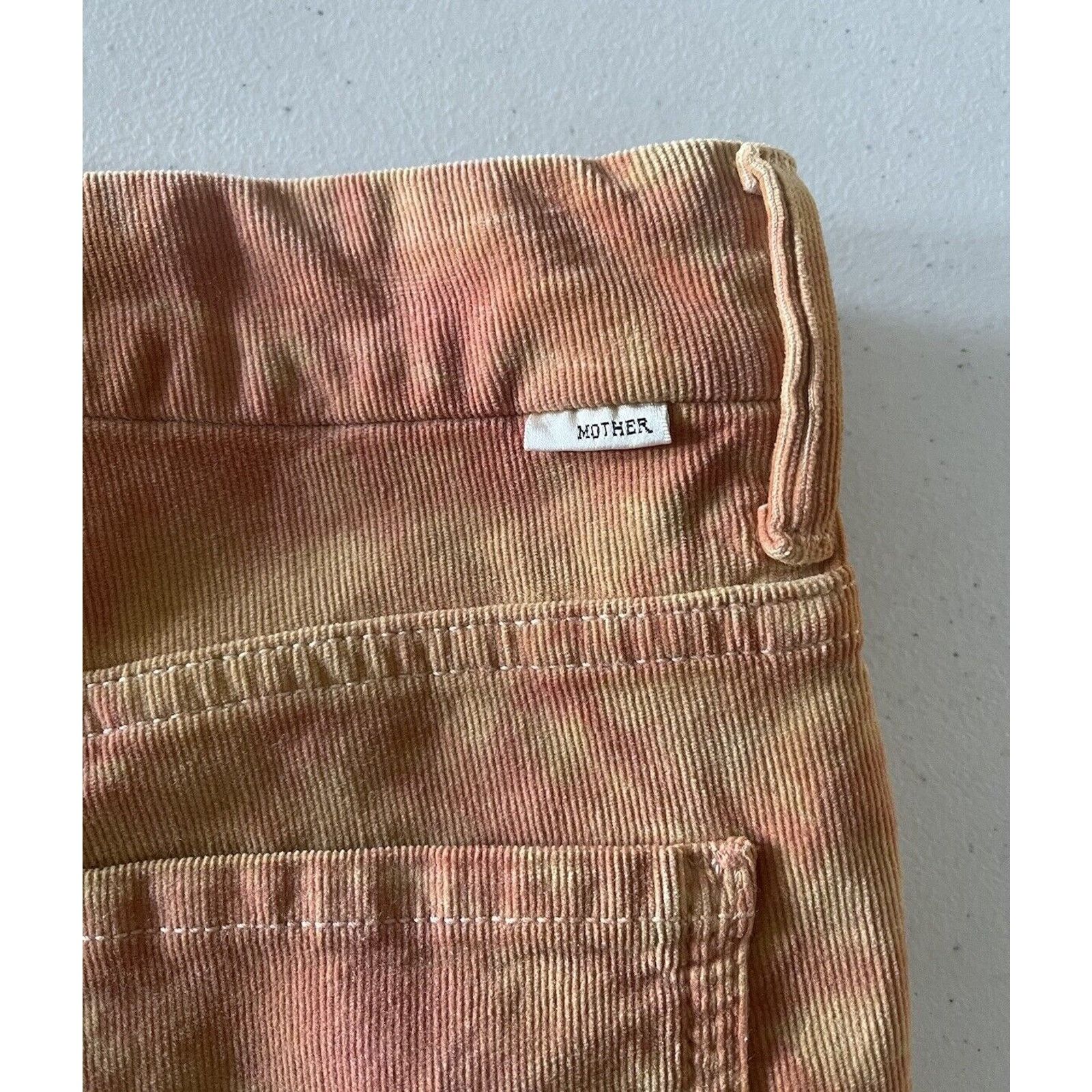 MOTHER Mother Looker Corduroy Skinny Pants Orange Tie Dye Size 28 Size 28" / US 6 / IT 42 - 11 Thumbnail
