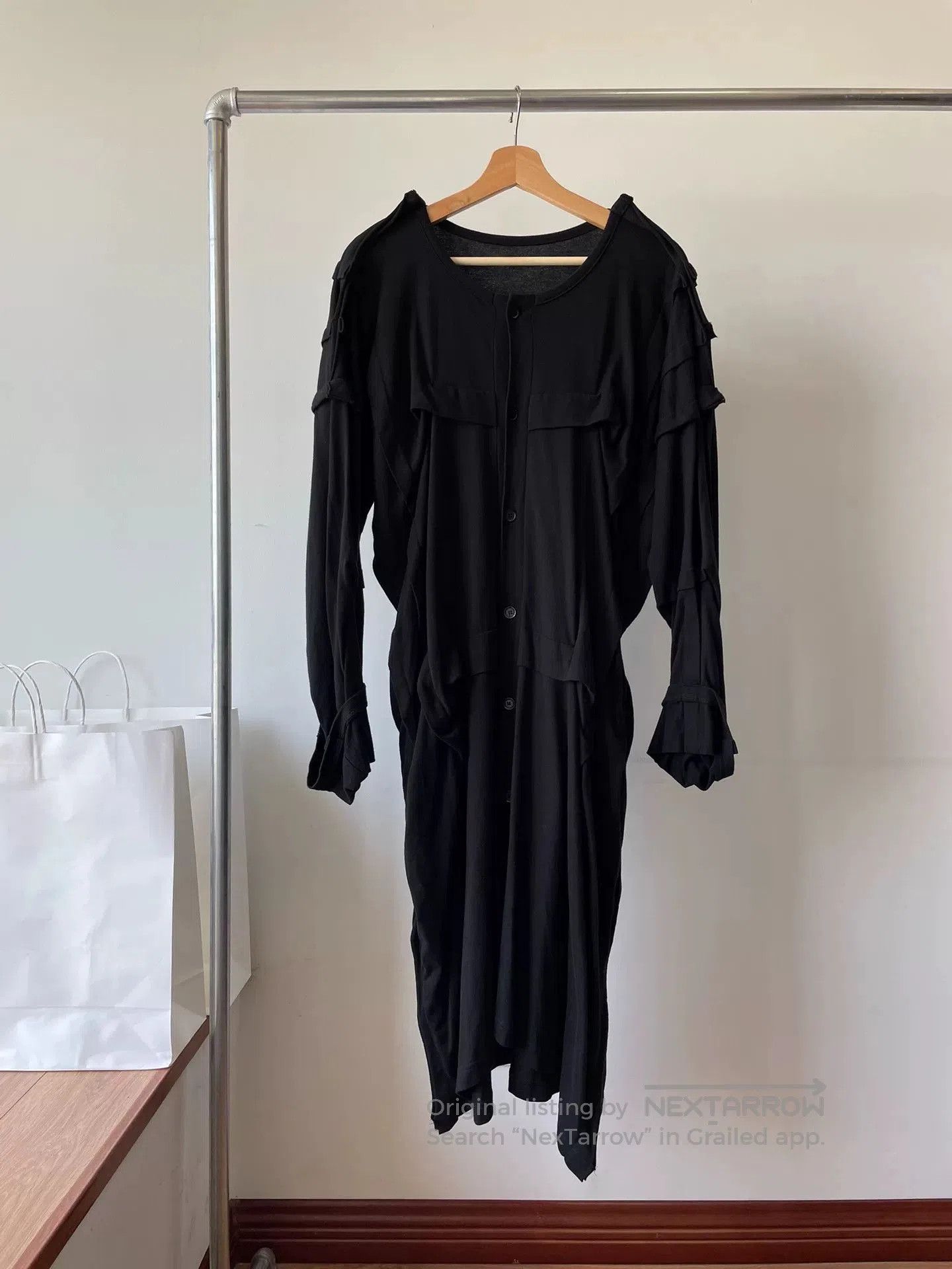 Limi Feu Limi Feu Black Long Cardigan Dress. Size S / US 4 / IT 40 - 1 Thumbnail