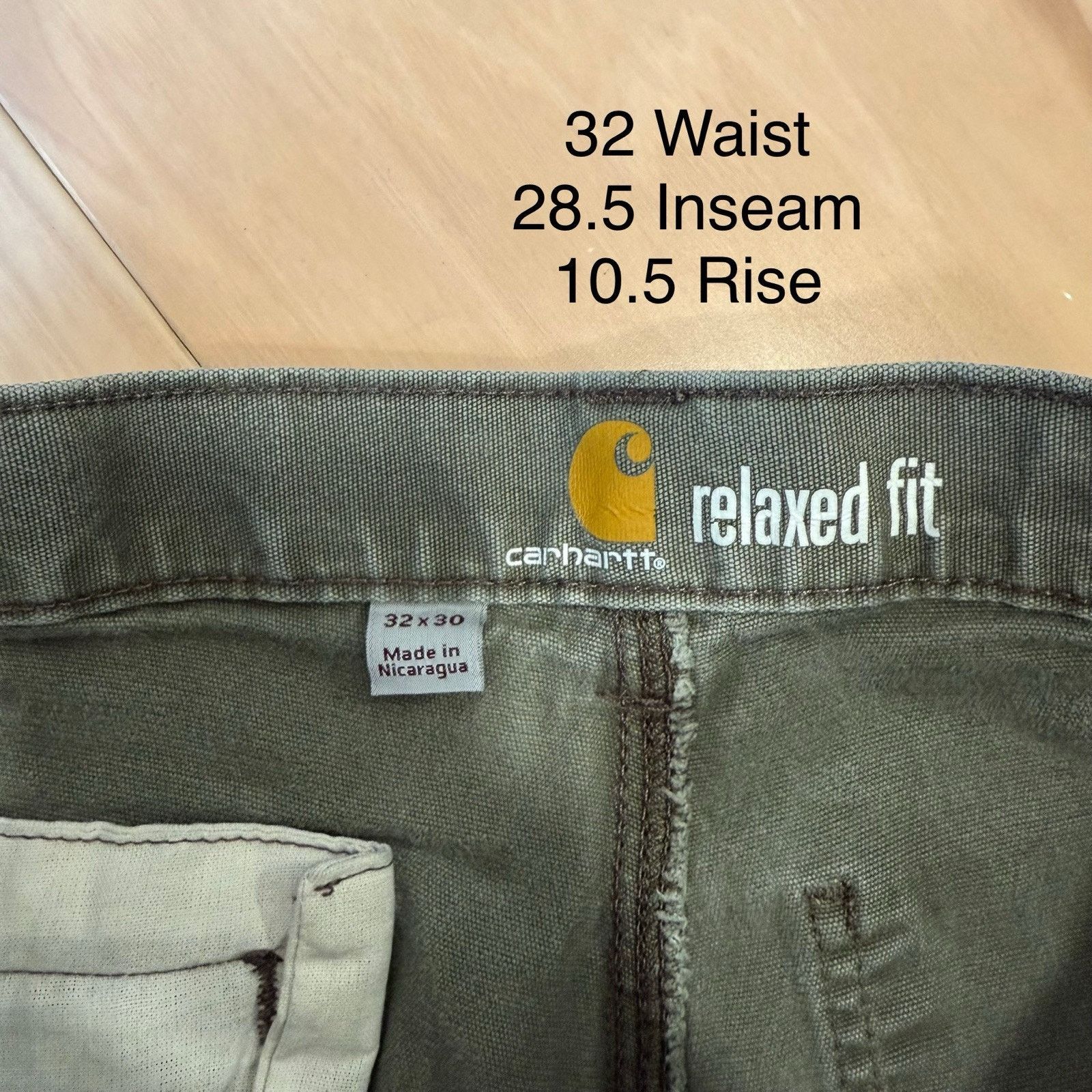Carhartt Carhartt Double Knee Pants 32 Green Workwear Carpenters WIP Size US 32 / EU 48 - 6 Thumbnail