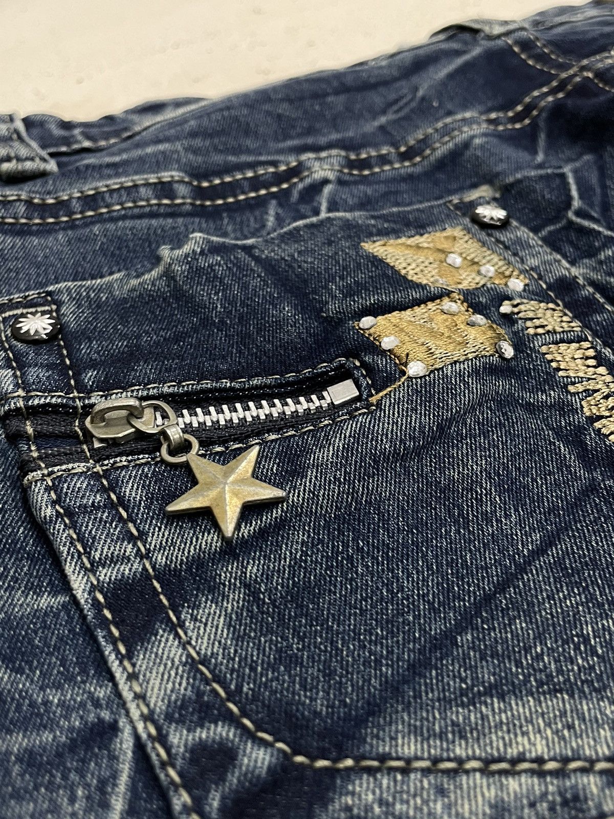 Designer × Hysteric Glamour × If Six Was Nine Flare 3D Whisker Blink Patch Designer Style Size 29" - 15 Thumbnail