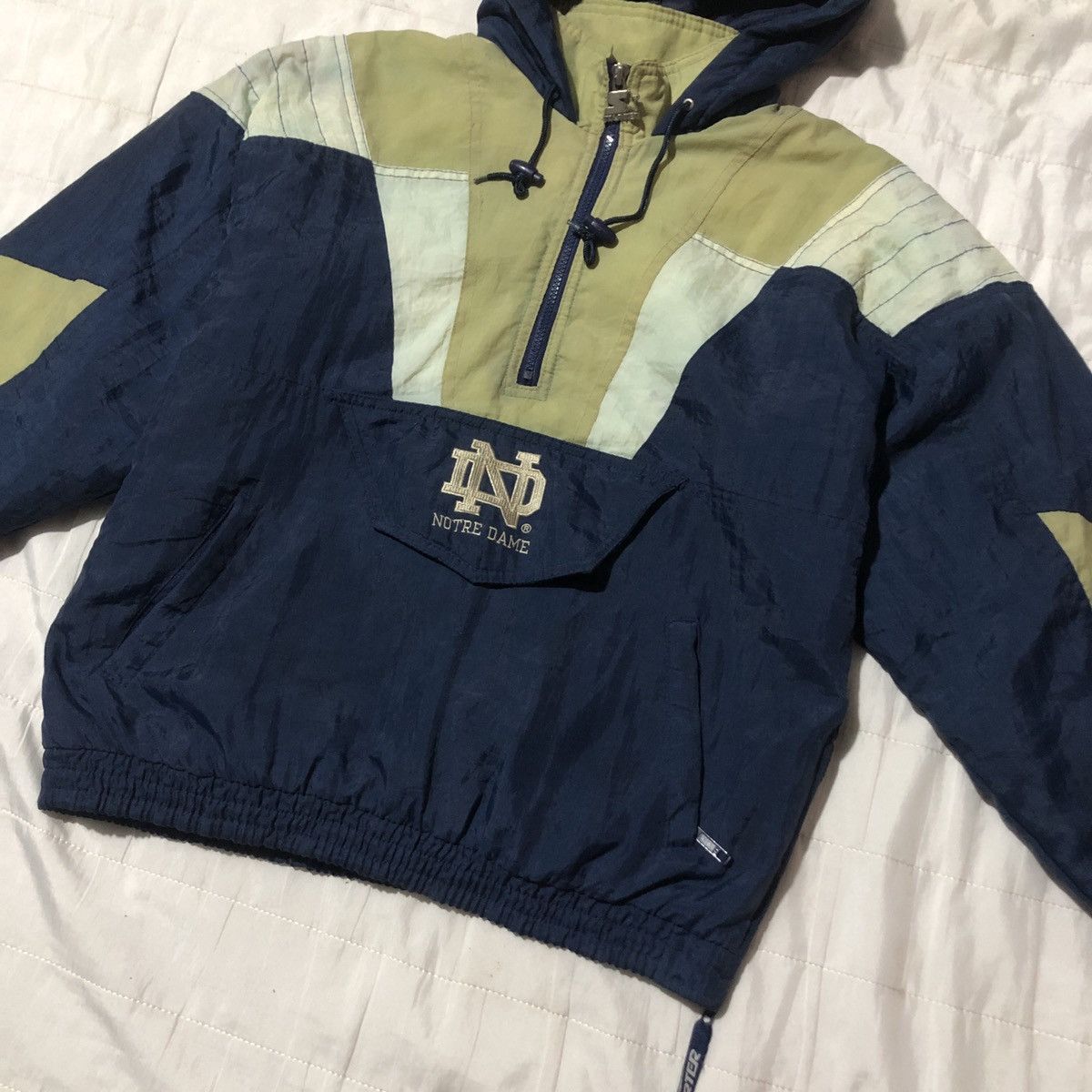 Starter Starter Notre Dame Fighting Irish Anorak Jackets Size US L / EU 52-54 / 3 - 5 Thumbnail