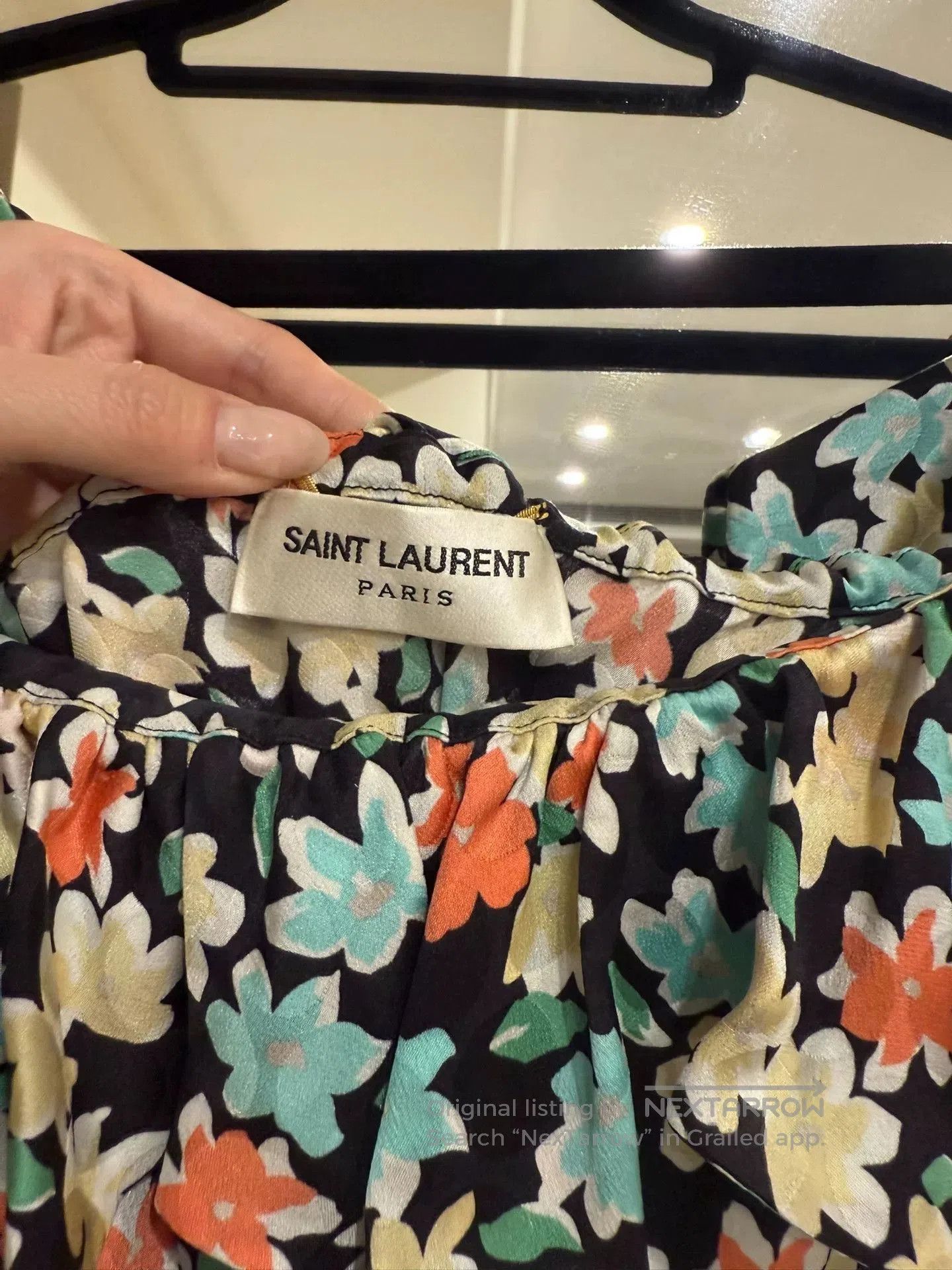 Saint Laurent Paris Saint Laurent Floral Off. Size XS / US 0-2 / IT 36-38 - 2 Thumbnail