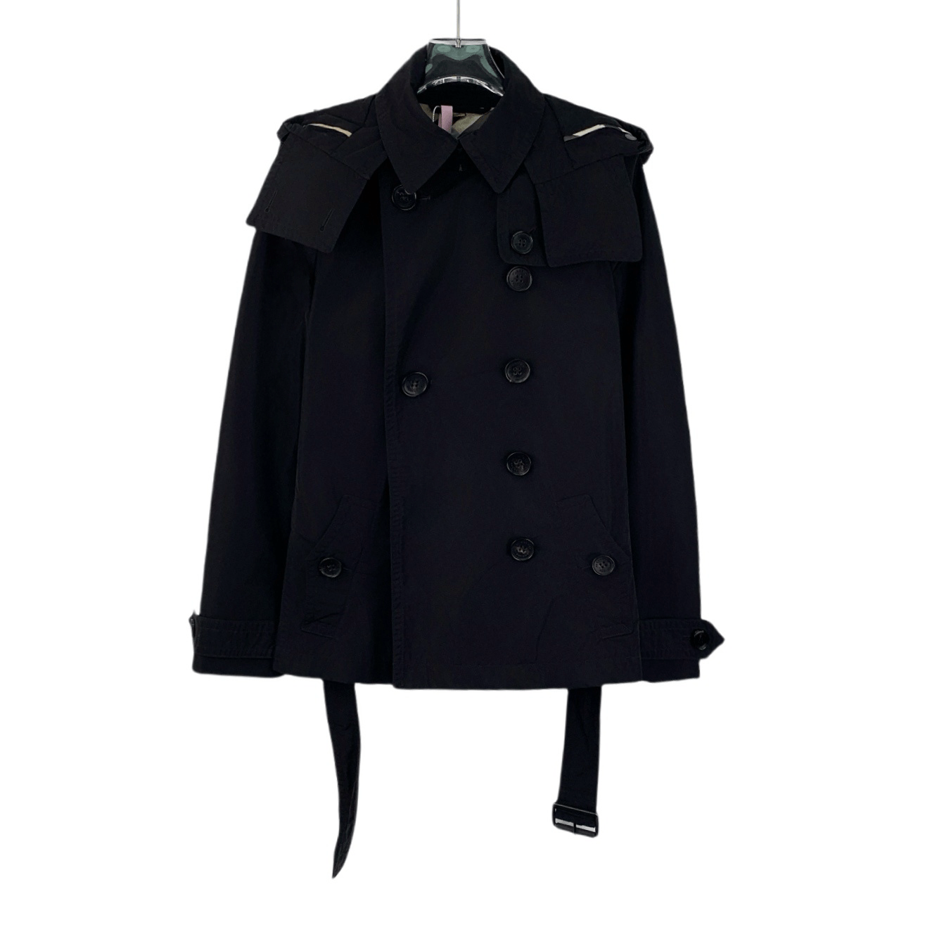 Burberry Hooded Trench Coat Belted (Size S)