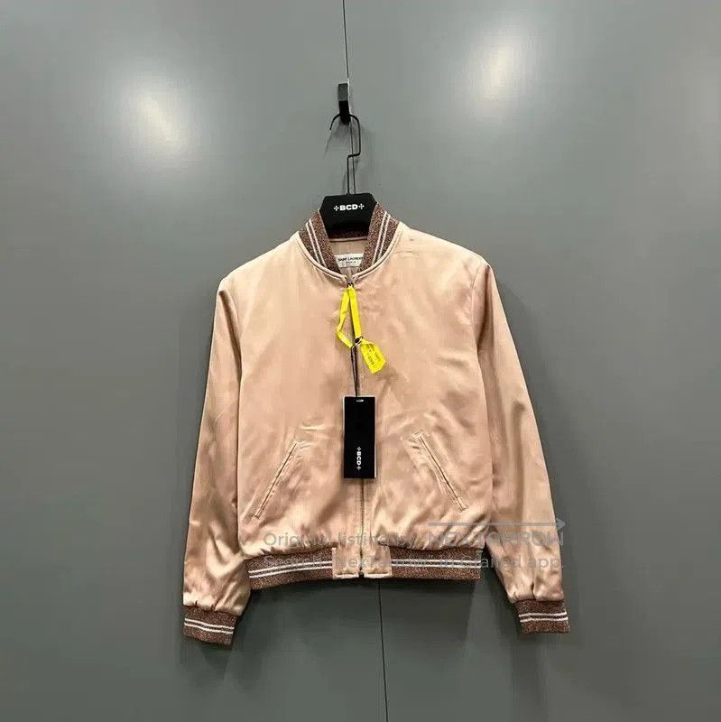 YSL Pink Cotton Women's Jacket for Spring/Fall .