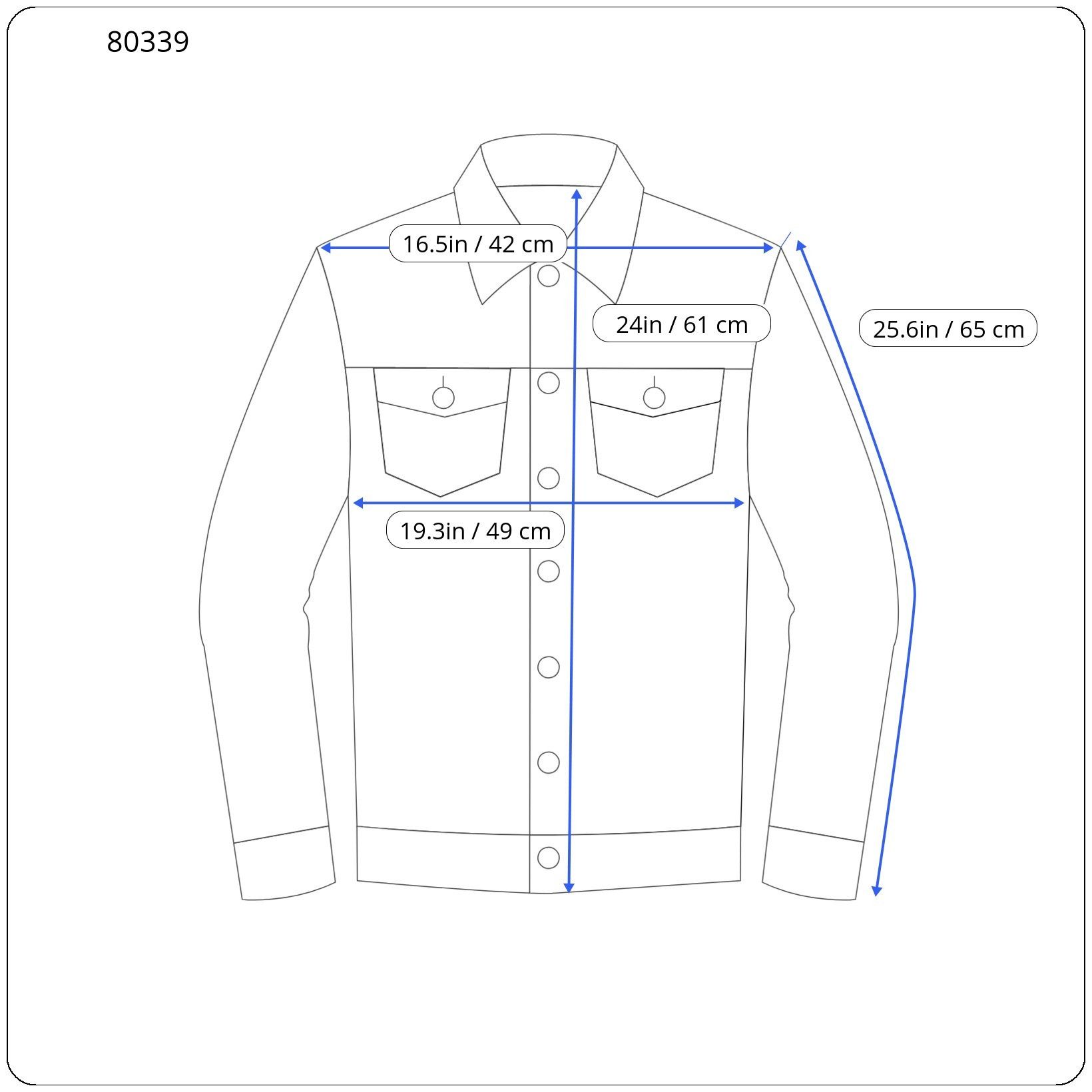 Nudie Jeans CONNY ORG. FOG S Organic Cotton Grey Denim Jacket 80339 Size US S / EU 44-46 / 1 - 3 Thumbnail
