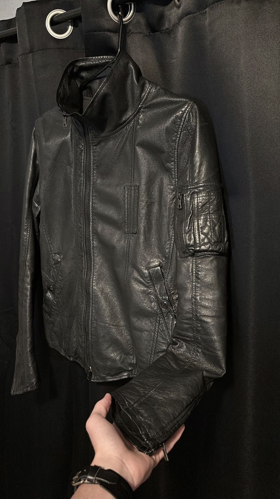 If Six Was Nine 2000s Tass standard Japanese leather jacket Size US M / EU 48-50 / 2 - 4 Thumbnail