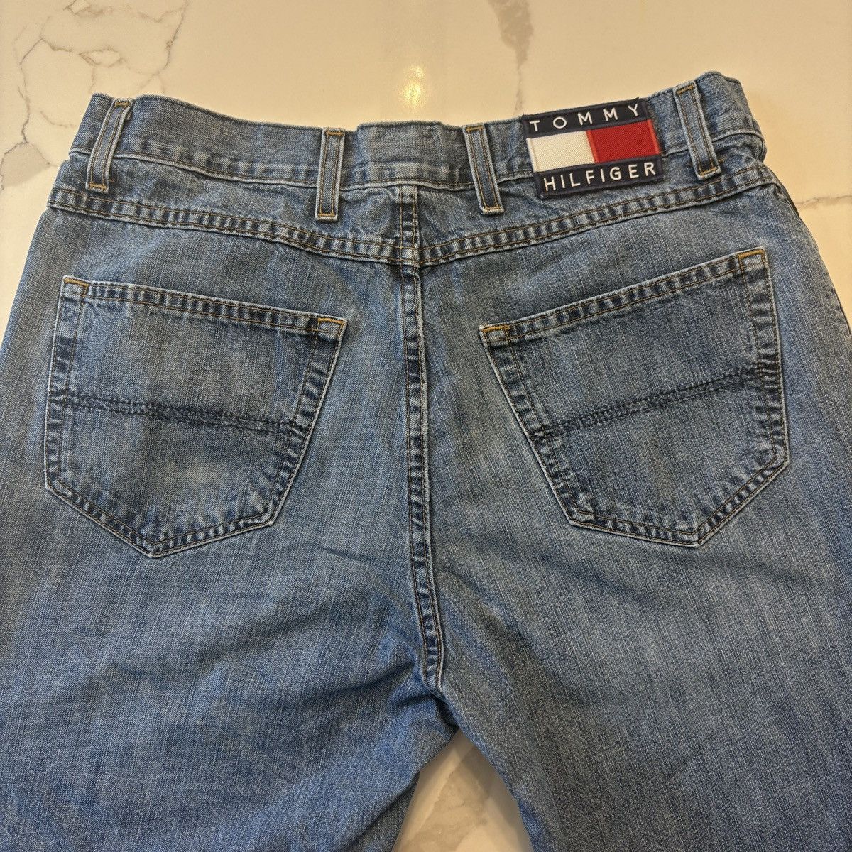 Tommy Hilfiger × Tommy Jeans × Vintage Vintage Tommy Hilfiger Jeans Straight Fit Size US 32 / EU 48 - 2 Thumbnail