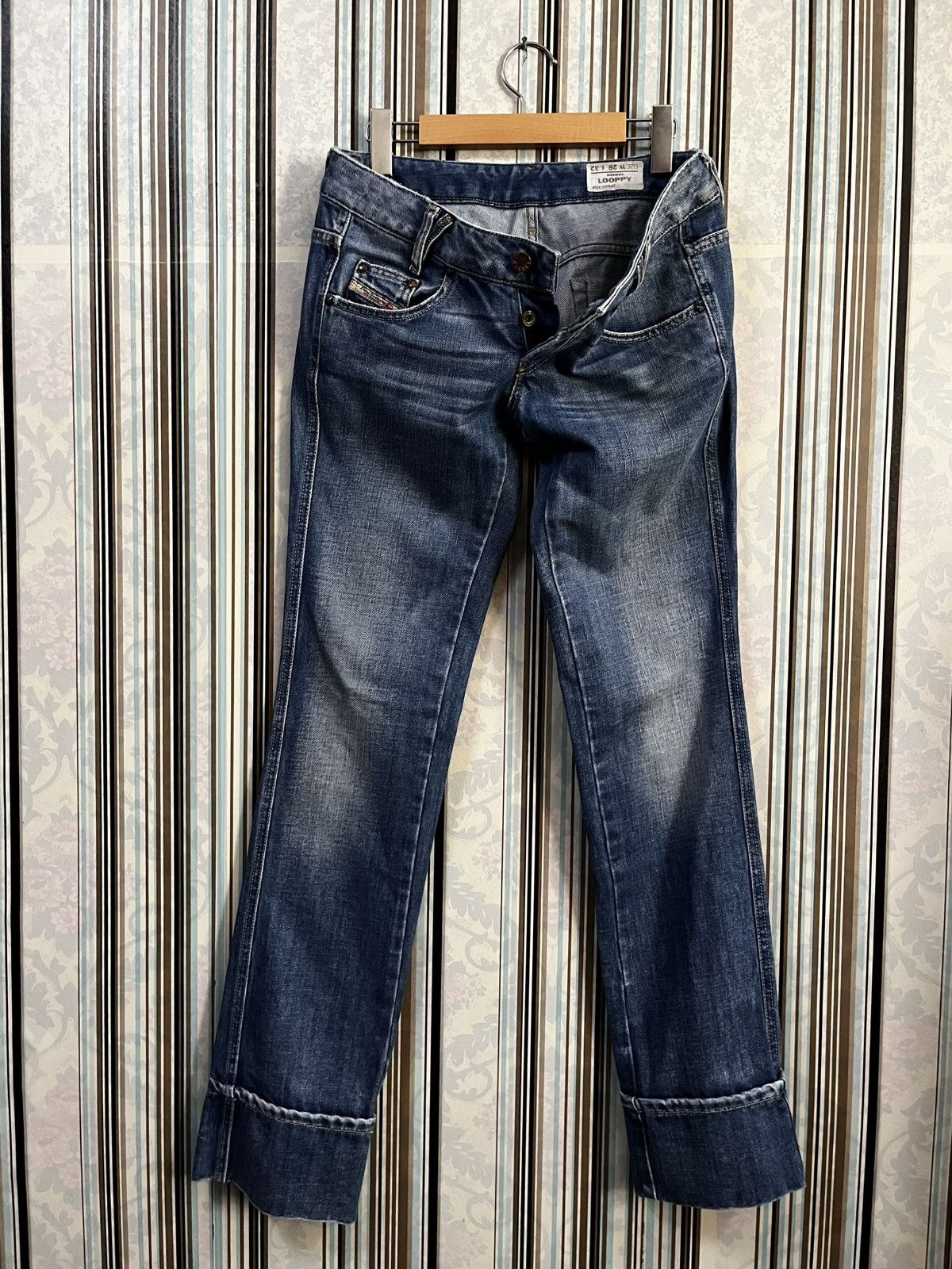Diesel 2000s DIESEL LOOPPY flared folds #H5 Size 28" / US 6 / IT 42 - 6 Thumbnail