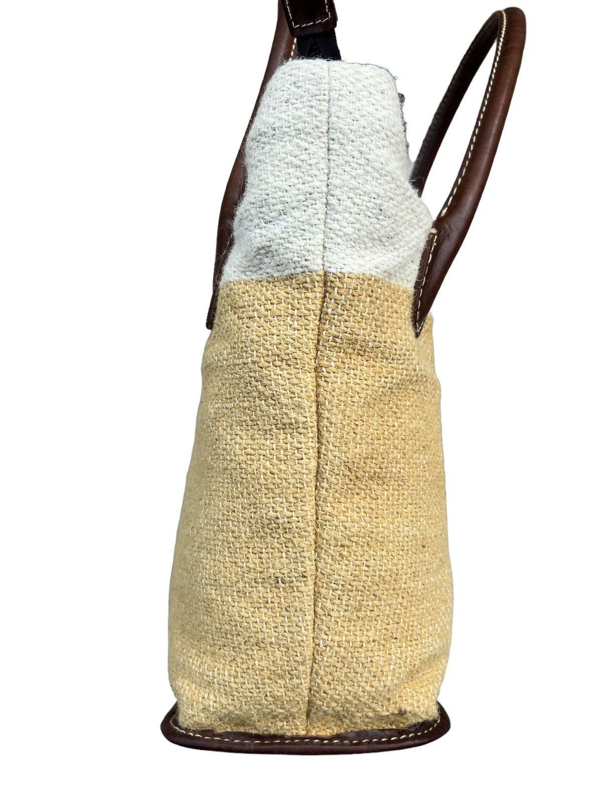 Leather Vintage Genten Japan RIRI Zipper With Leather Handle Bag Size ONE SIZE - 2 Thumbnail