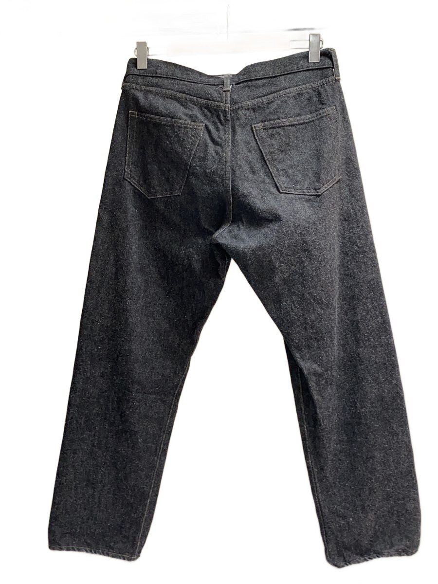 A.PRESSE Cotton Black Washed Denim Pants Size US 32 / EU 48 - 2 Thumbnail