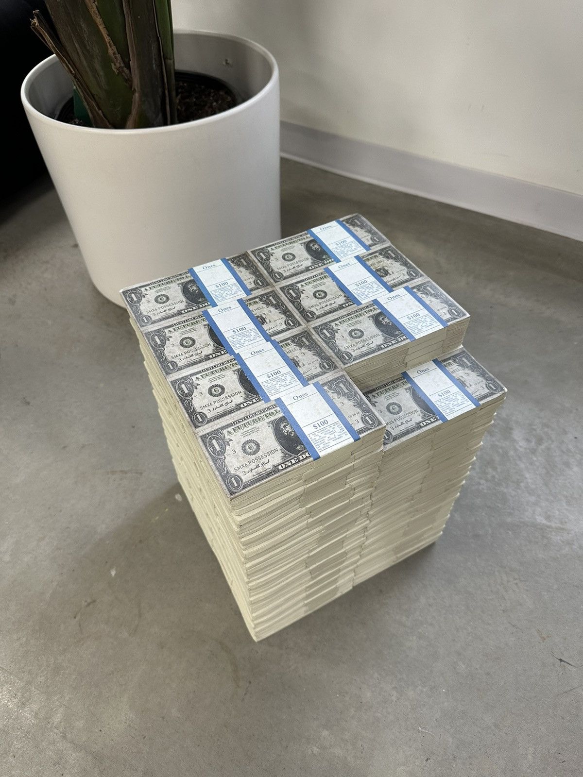 Saint Michael Saint Mxxxxxx x Kosuke Kawamura Money Stool White 