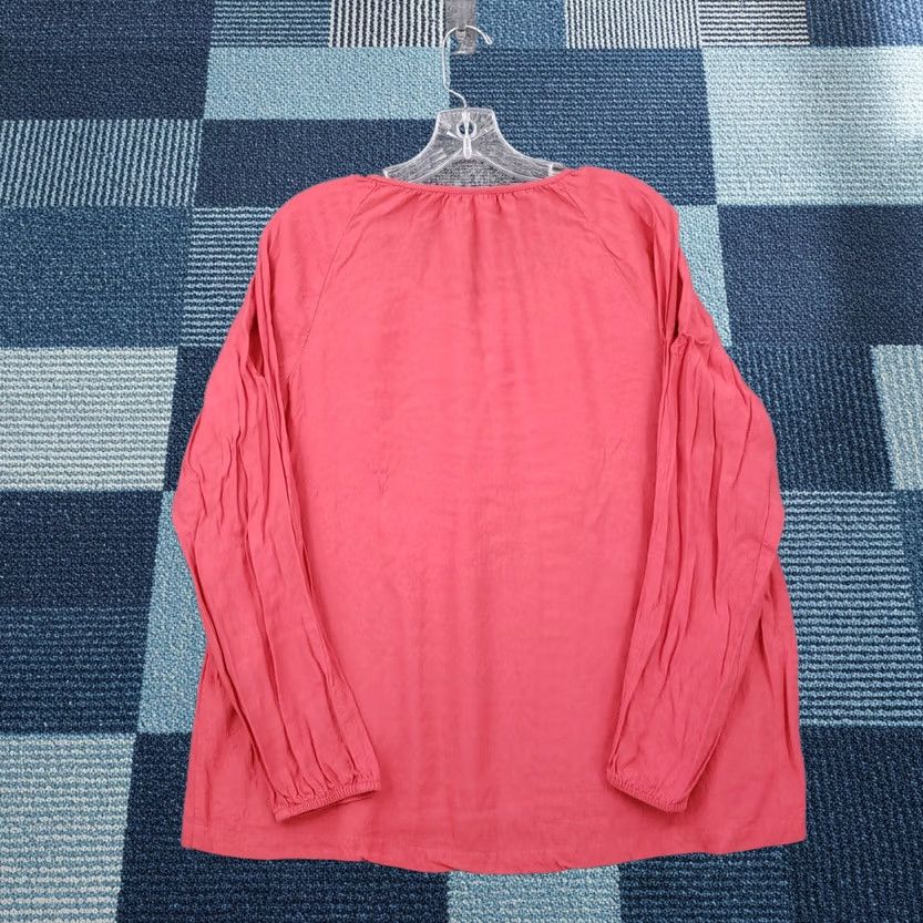 J. Jill J Jill Pink Blouse Cold Shoulder Long Sleeve Loose Pullover Womens M Medium Size M / US 6-8 / IT 42-44 - 1 Thumbnail