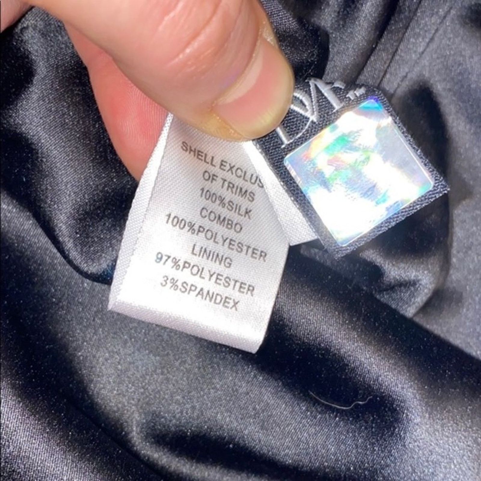 Diane von Furstenberg DVF Black Mini High Neck Sequin Dress | Sz 4 Size S / US 4 / IT 40 - 9 Thumbnail