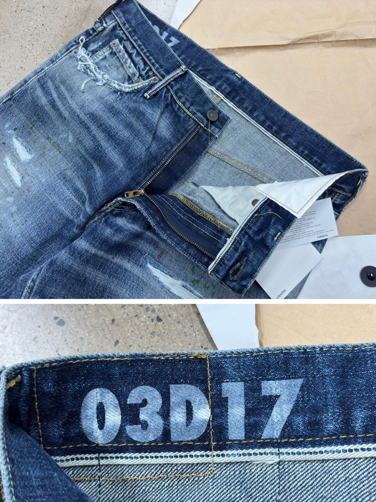 Visvim Visvim 19ss Social Sculpture 03 Damaged-17 03D17 Size US 34 / EU 50 - 4 Thumbnail